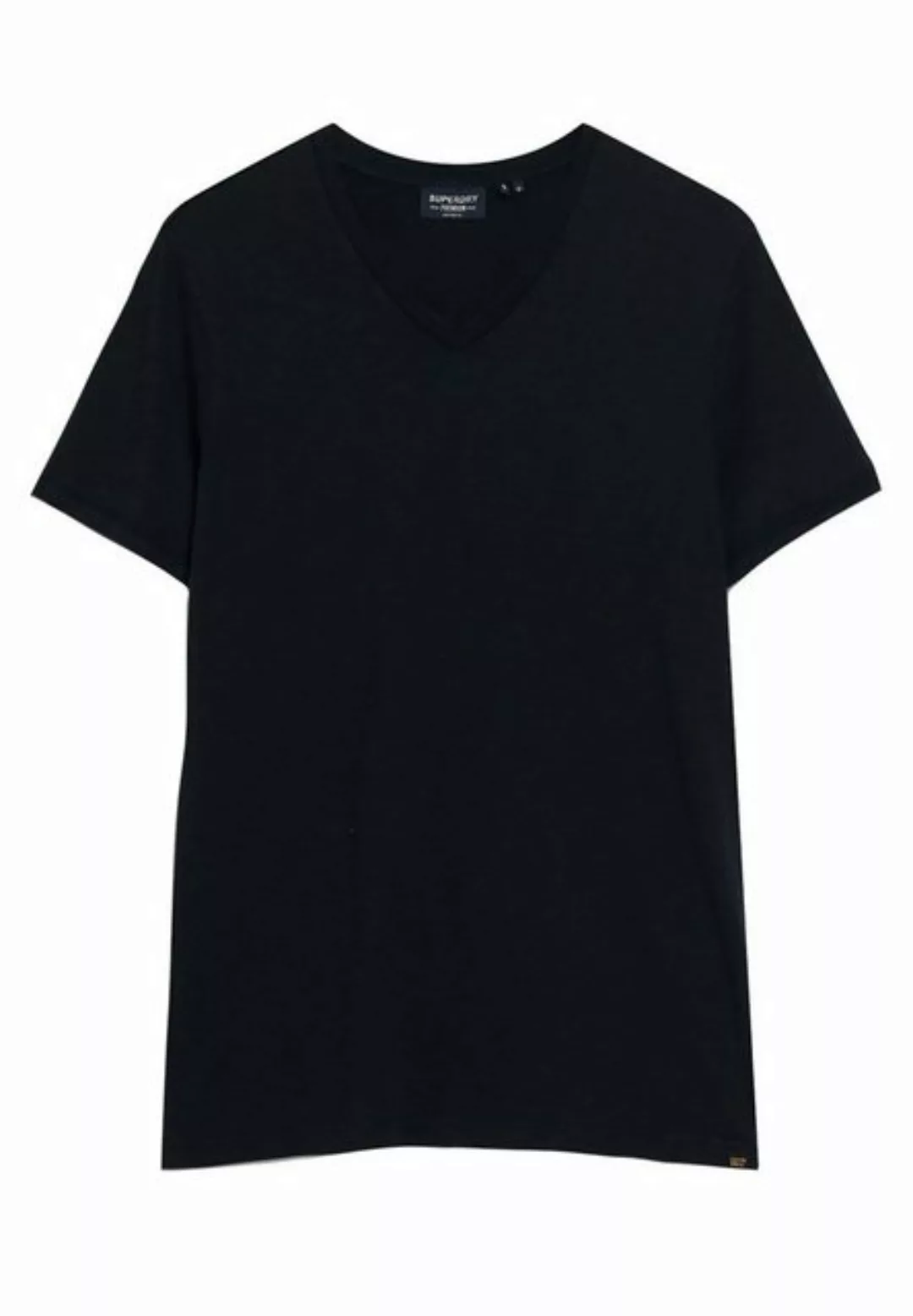 Superdry T-Shirt Superdry Herren T-Shirt V NECK SLUB SS Eclipse Navy günstig online kaufen