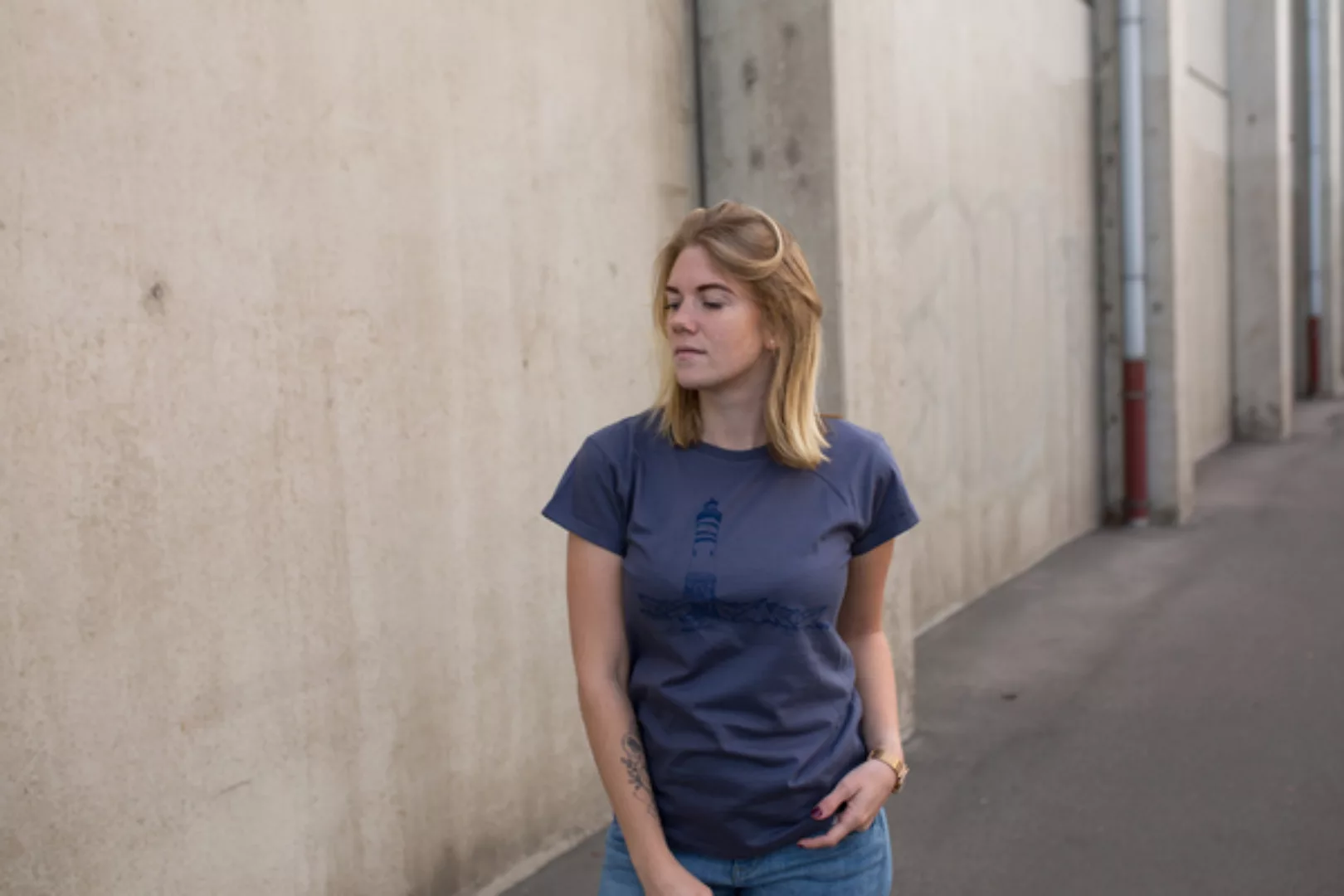 Papierhafen Organic Women Shirt _ Charcoal Grau / Ilk02 günstig online kaufen
