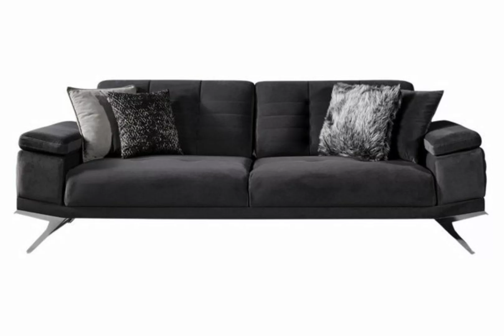 Villa Möbel Sofa Dark Luna, 1 Stk. 2-Sitzer, mit Relax-/Bettfunktion durch günstig online kaufen