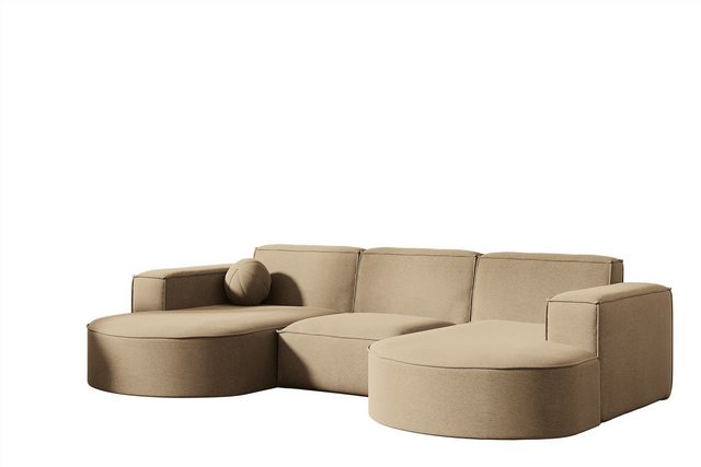 Fun Möbel Loungesofa Gartenmöbel Gartensofa Ecksofa U-Form SUNDAY, inkl. 1 günstig online kaufen