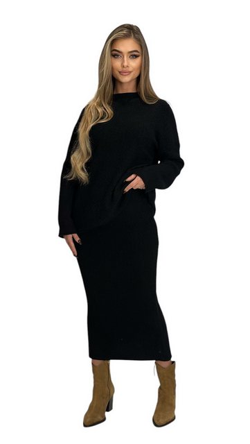 Mississhop Strickkleid Strickset Strickanzug Rock Pullover Damen M.395 günstig online kaufen