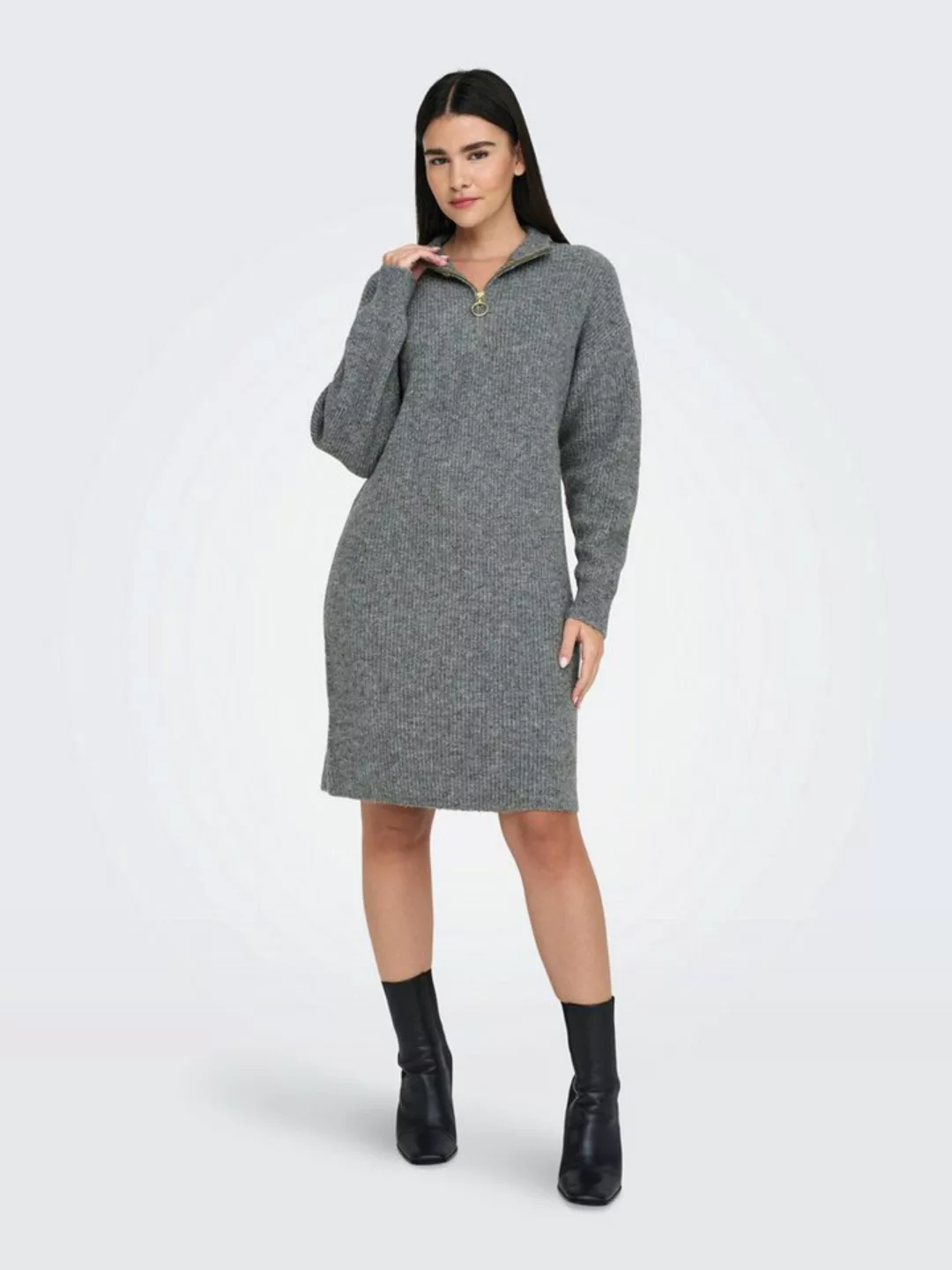 ONLY Strickkleid ONLTOKYO L/S ZIP DRESS KNT günstig online kaufen