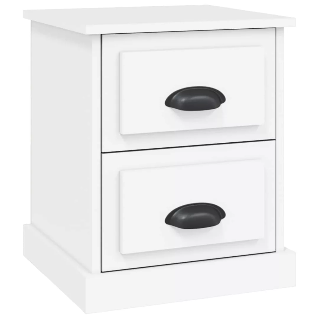 Vidaxl Nachttisch Weiß 39x39x47,5 Cm Holzwerkstoff günstig online kaufen