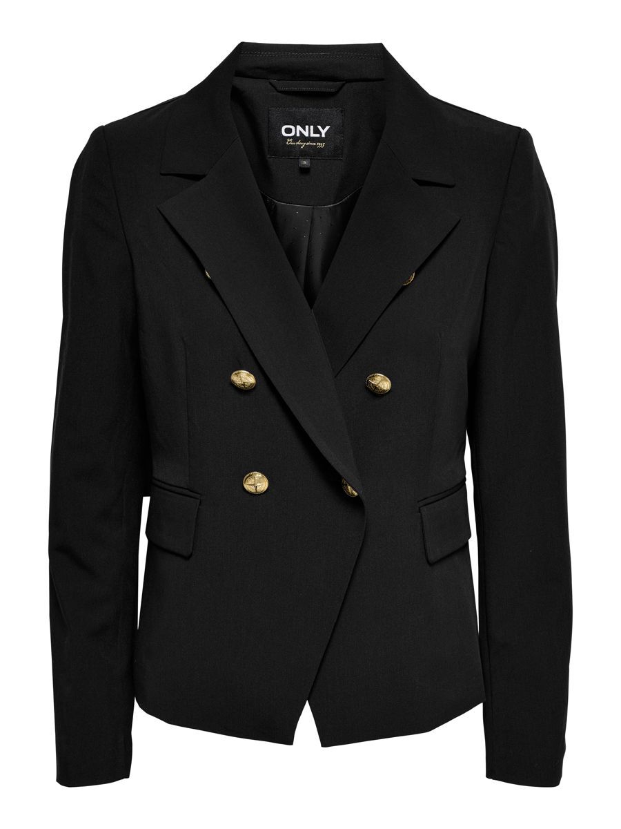 ONLY Geknöpfter Blazer Damen Schwarz günstig online kaufen