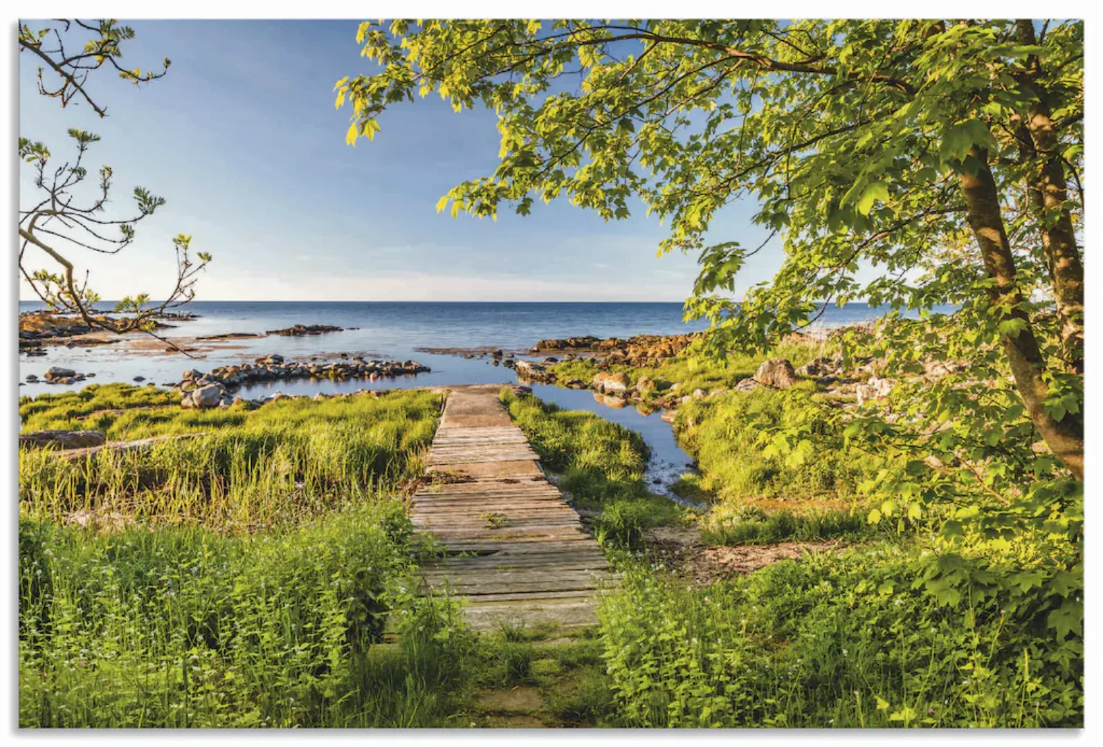 Artland Wandbild "Der Weg zum Meer auf Bornholm", Küstenbilder, (1 St.) günstig online kaufen