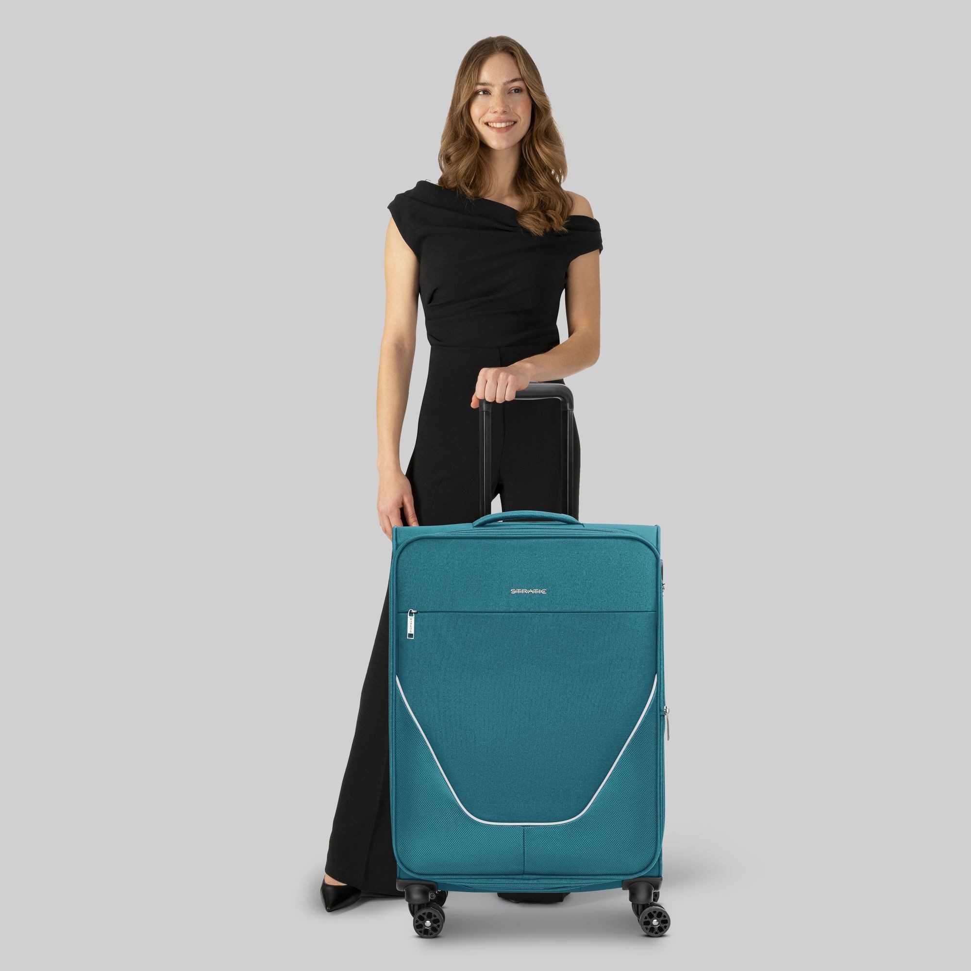 Stratic Weichgepäck-Trolley taska, 4 Rollen, Polyester günstig online kaufen