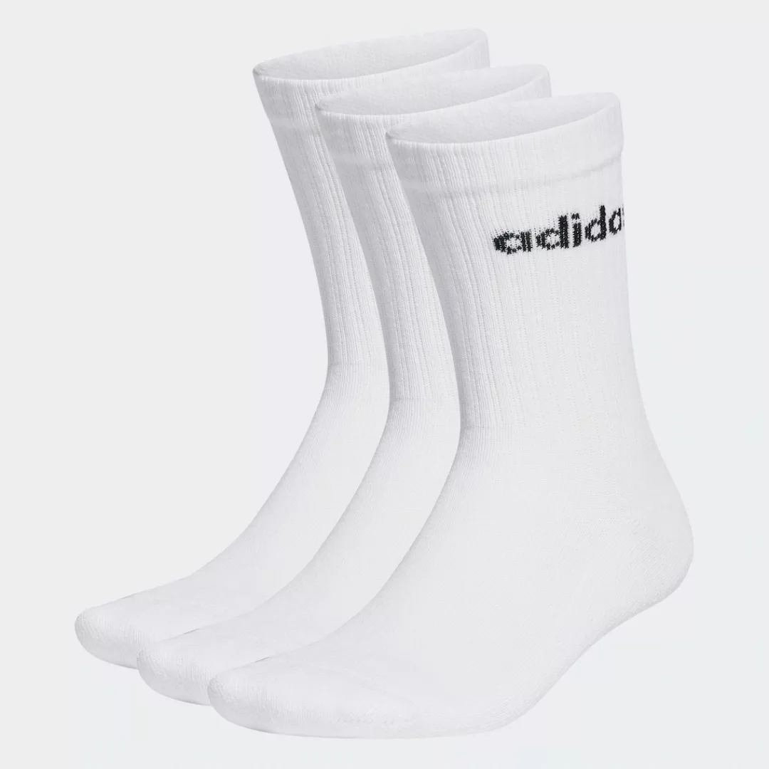 adidas Performance Funktionssocken "LINEAR CREW CUSHIONED SOCKEN, 3 PAAR", günstig online kaufen