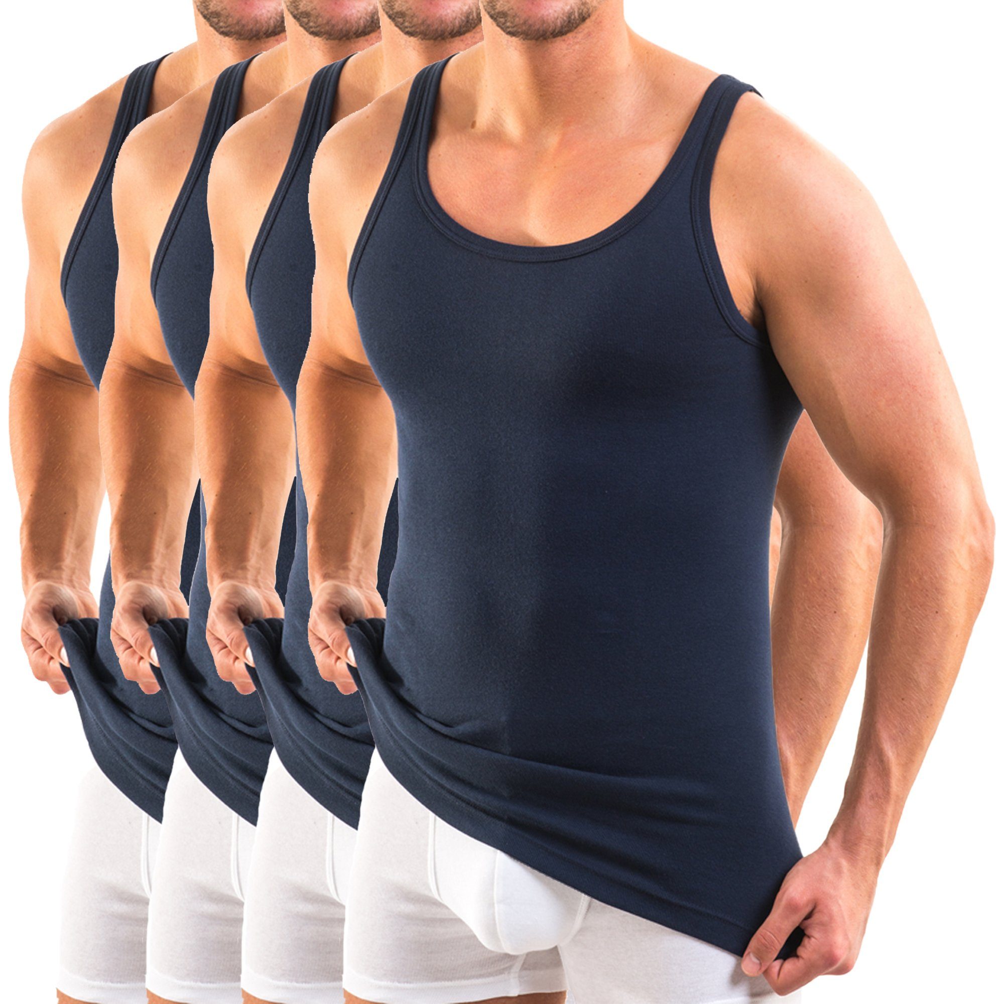 HERMKO Unterhemd 3000 4er Pack Herren günstig online kaufen