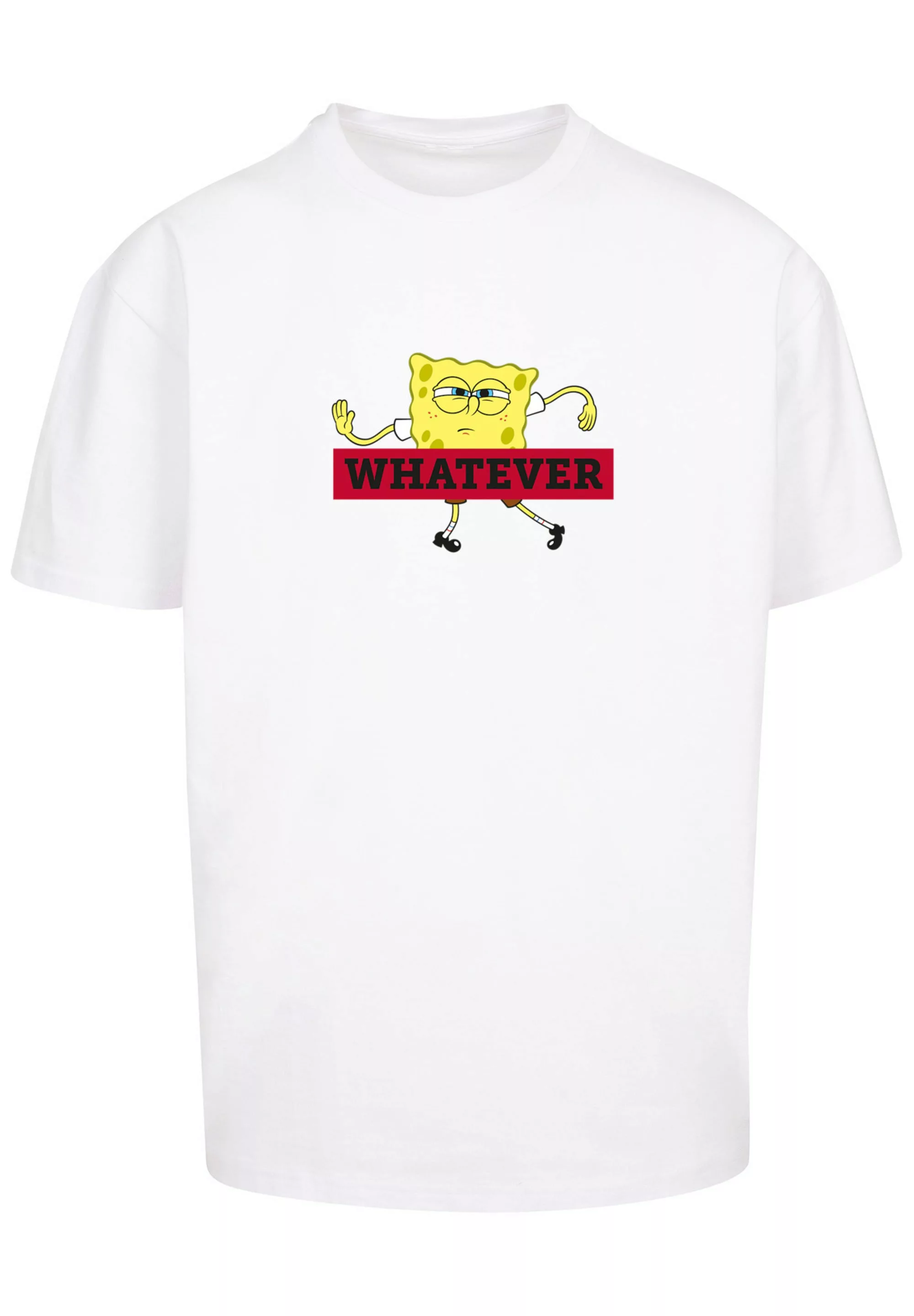 F4NT4STIC T-Shirt "Spongebob Schwammkopf WHATEVER", Print günstig online kaufen