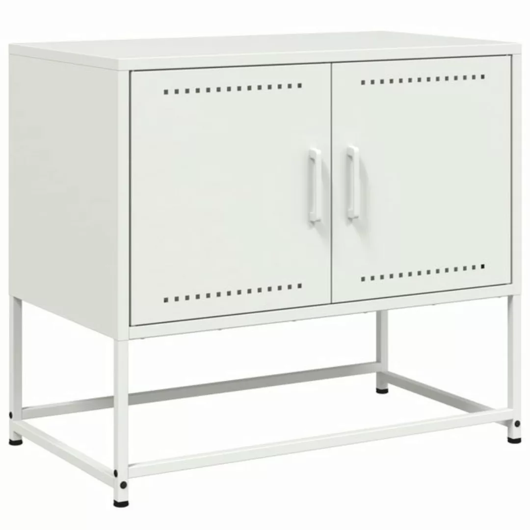 vidaXL TV-Schrank TV-Schrank Weiß 68,5x39x60,5 cm Stahl (1-St) günstig online kaufen