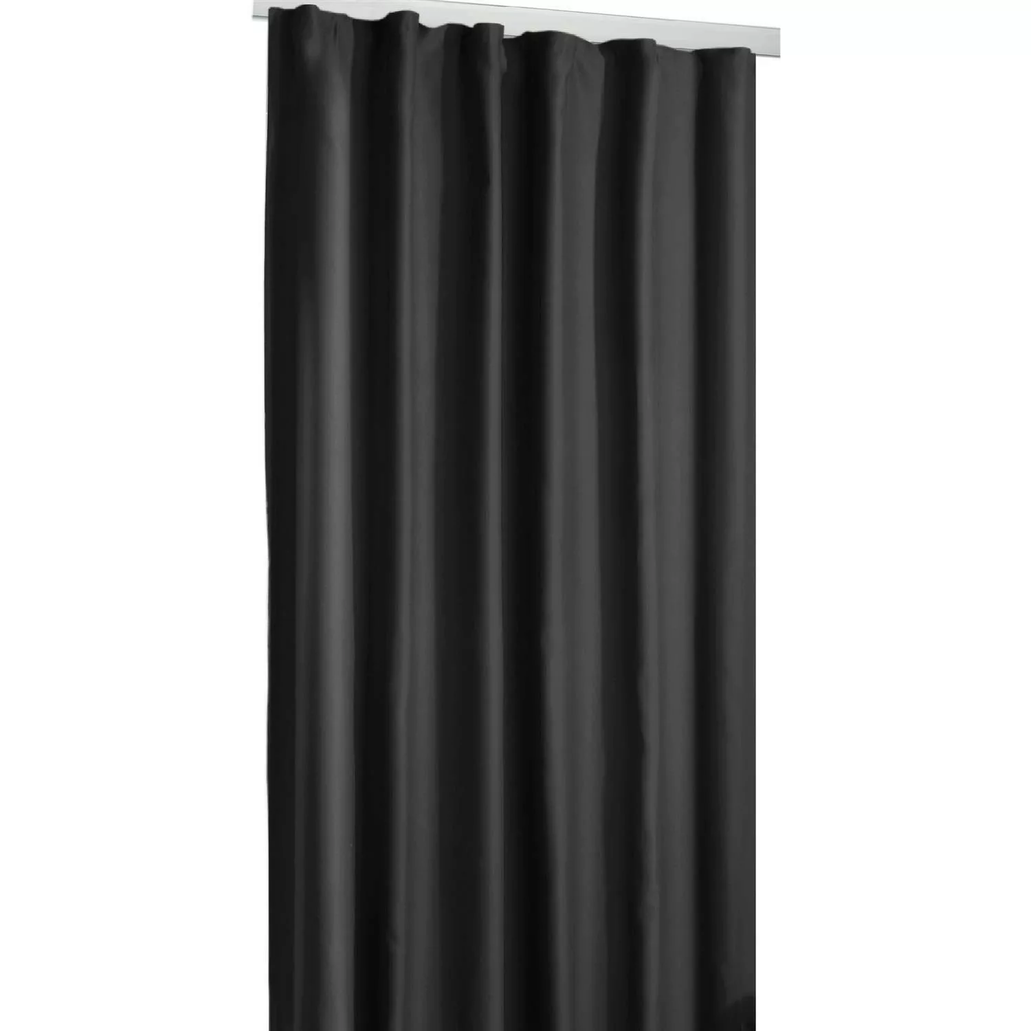 Arsvita Verdunkelungsgardine Universalband Shadow 135 cm x 245 cm Schwarz günstig online kaufen