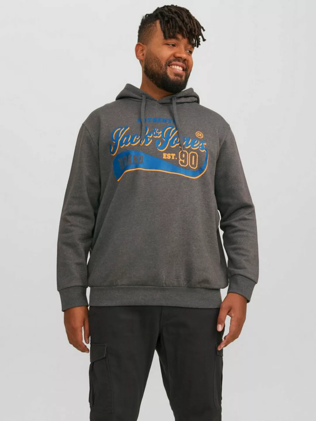 Jack & Jones PlusSize Kapuzensweatshirt JJELOGO SWEAT HOOD 2 COL 23/24 NOOS günstig online kaufen