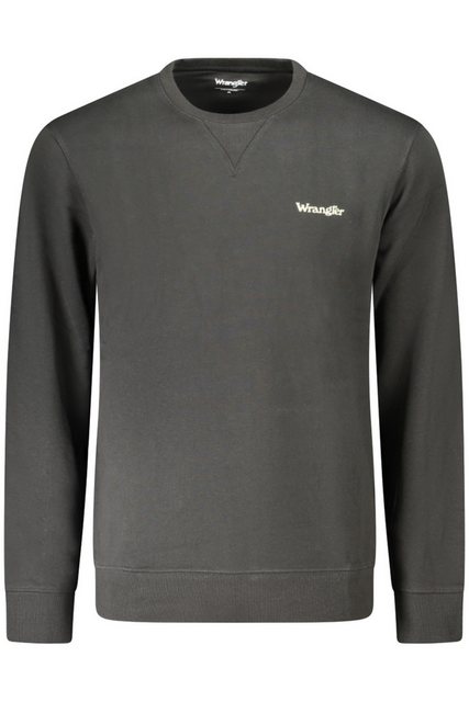 Wrangler Sweatshirt Schwarzes Langarm-Sweatshirt für Herren mit Druck günstig online kaufen