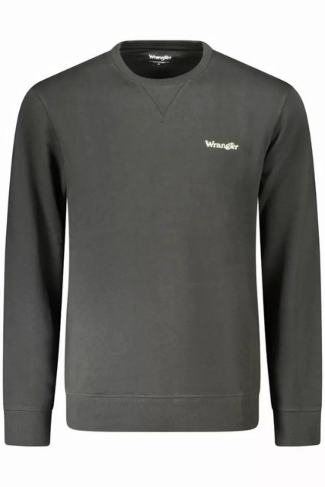 Wrangler Sweatshirt Schwarzes Langarm-Sweatshirt für Herren mit Druck günstig online kaufen