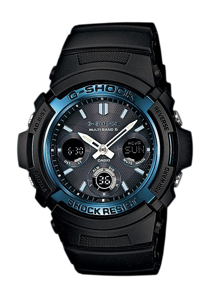 CASIO G-SHOCK Funkchronograph »AWG-M100A-1AER«, Solaruhr, Armbanduhr, Herre günstig online kaufen