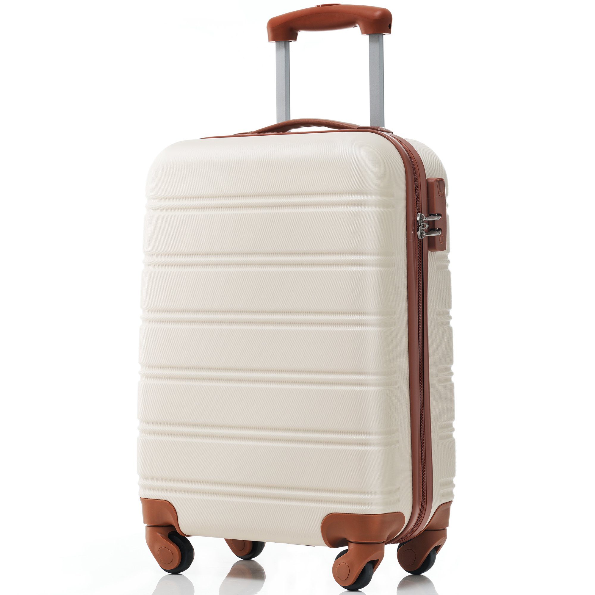 Flieks Hartschalen-Trolley, 4 Rollen, Hartschalenkoffer Handgepäck-Trolley günstig online kaufen