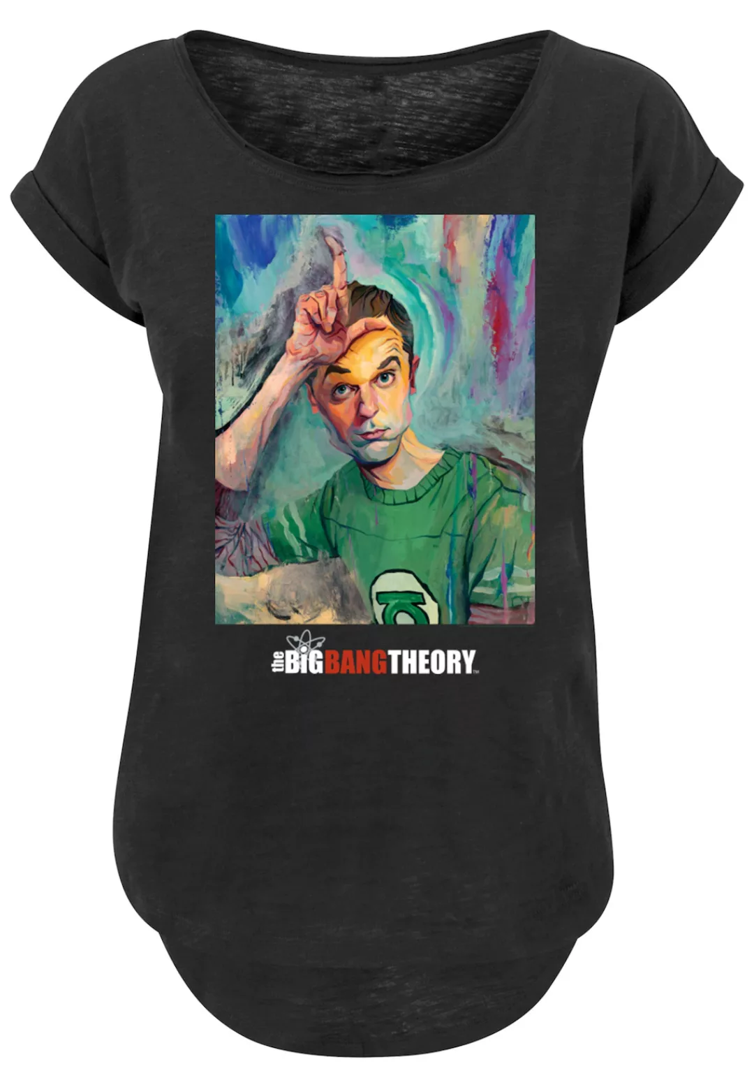 F4NT4STIC T-Shirt "Big Bang Theory Sheldon Loser Painting", Damen,Premium M günstig online kaufen