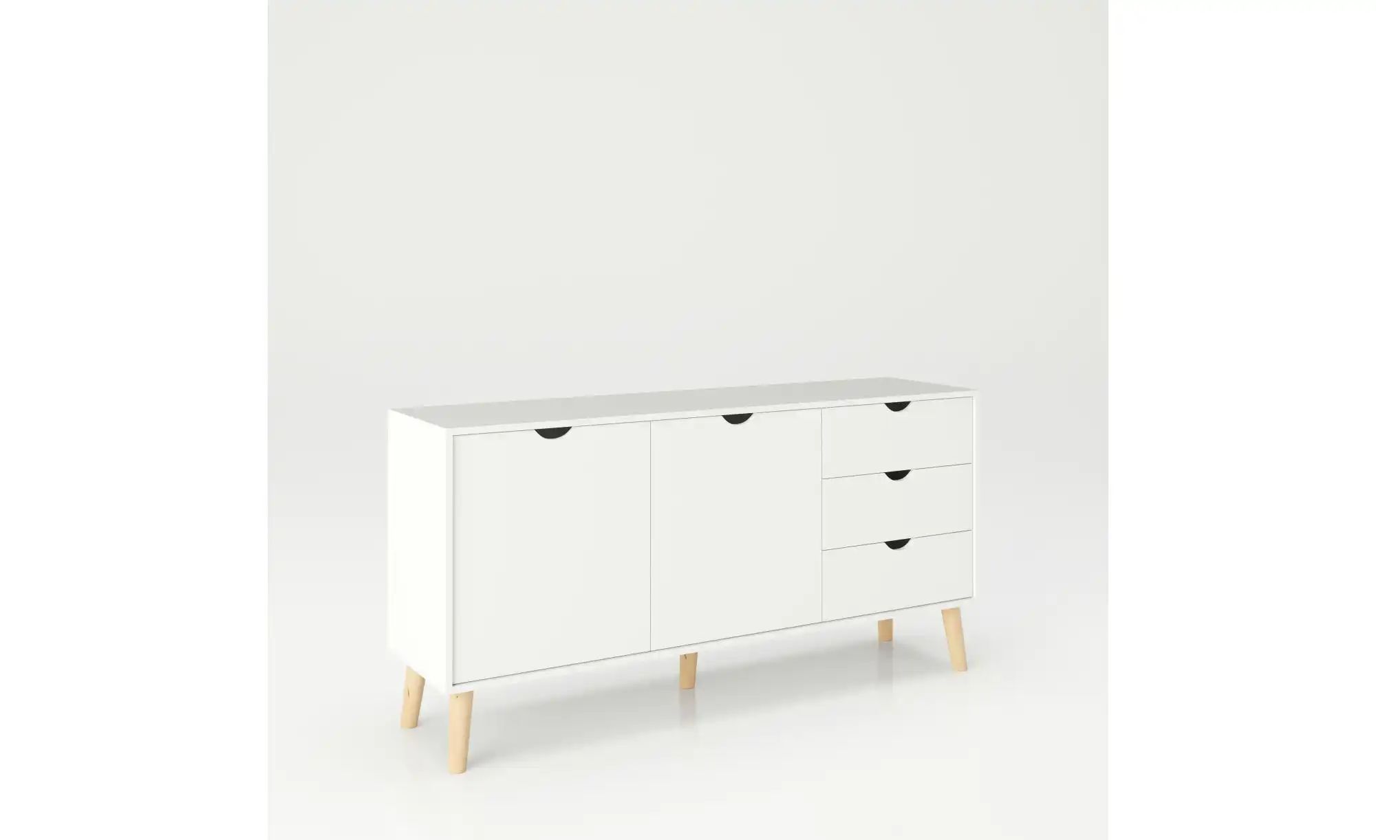 Sideboard   ¦ weiß ¦ Maße (cm): B: 150 H: 78 Kommoden & Sideboards > Sidebo günstig online kaufen