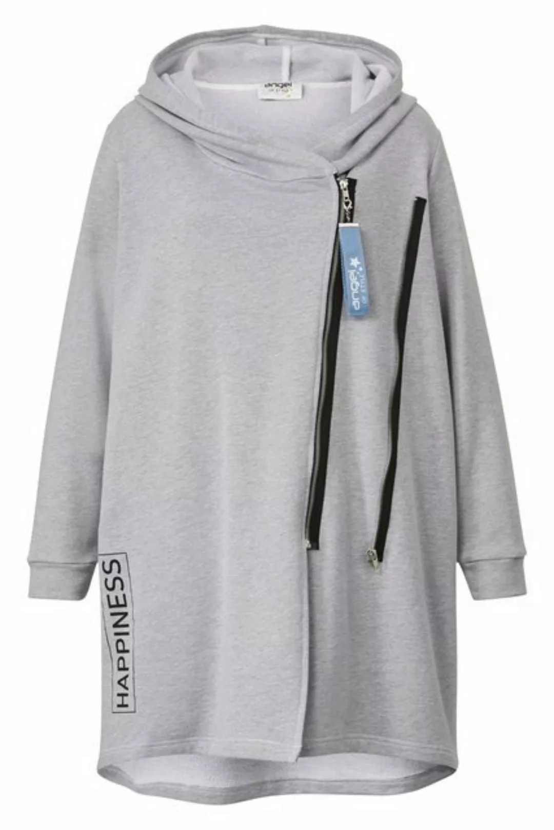 Angel of Style Sweatjacke Long-Sweatjacke oversized Doppelzipper günstig online kaufen