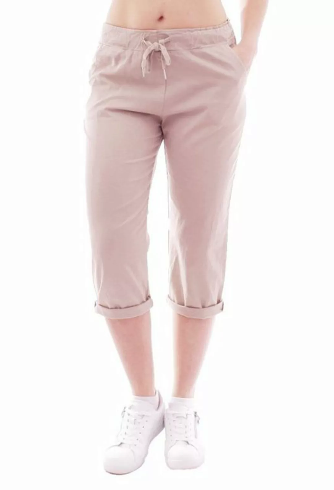 YESET Caprihose YESET Damen Chino Sommer Capri 3/4 Hose Damenhose Beige L S günstig online kaufen