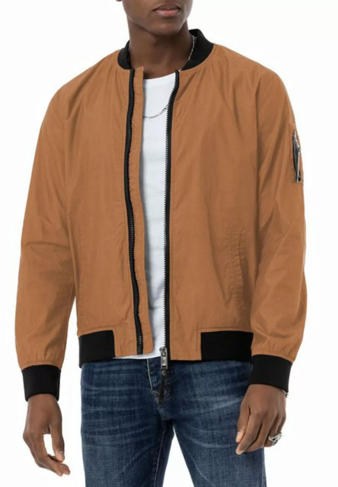 RedBridge Bomberjacke Red Bridge Herren Jacke Bomberjacke Stehkragen günstig online kaufen