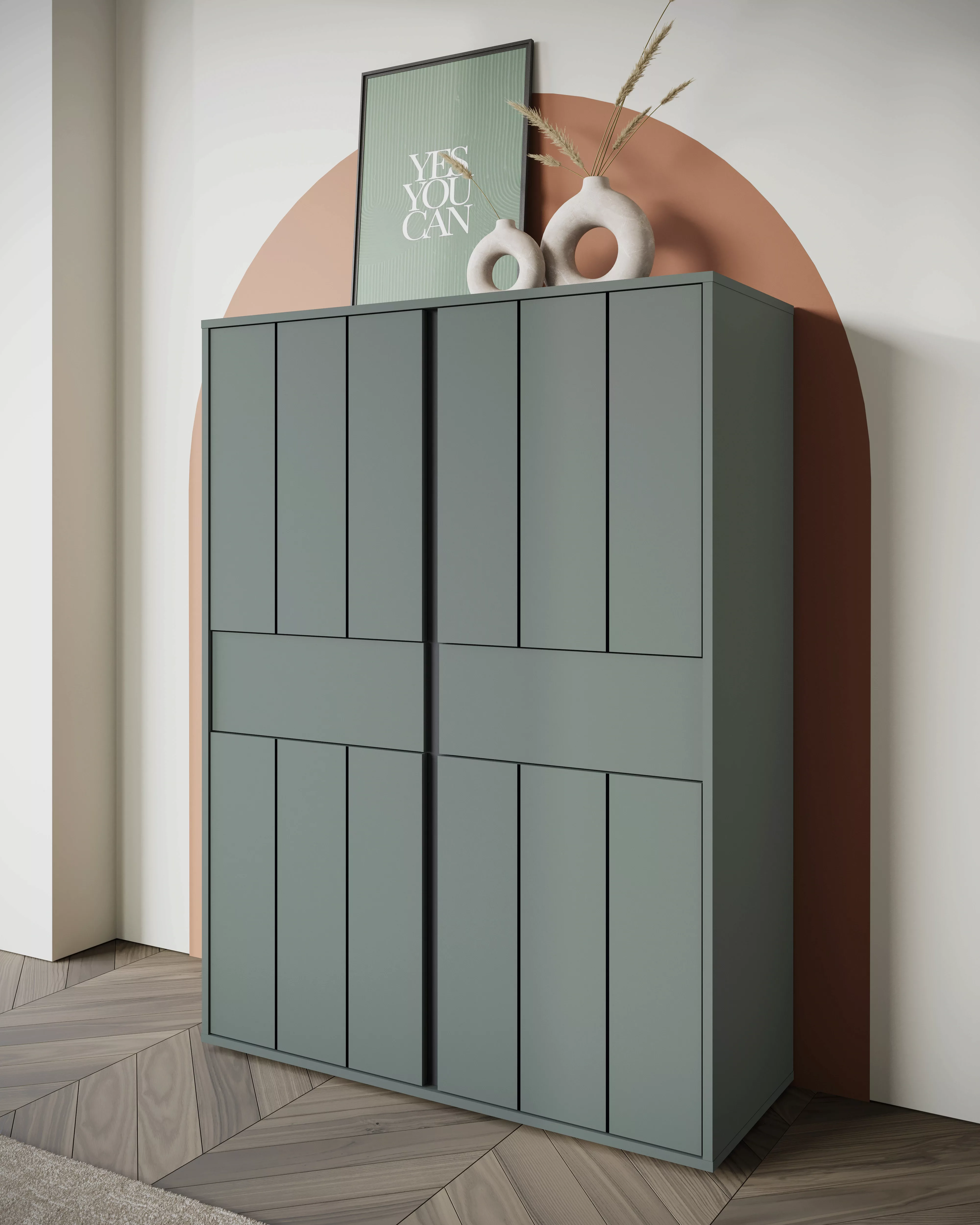 INOSIGN Highboard "VEDDEL", Höhe ca.140 günstig online kaufen