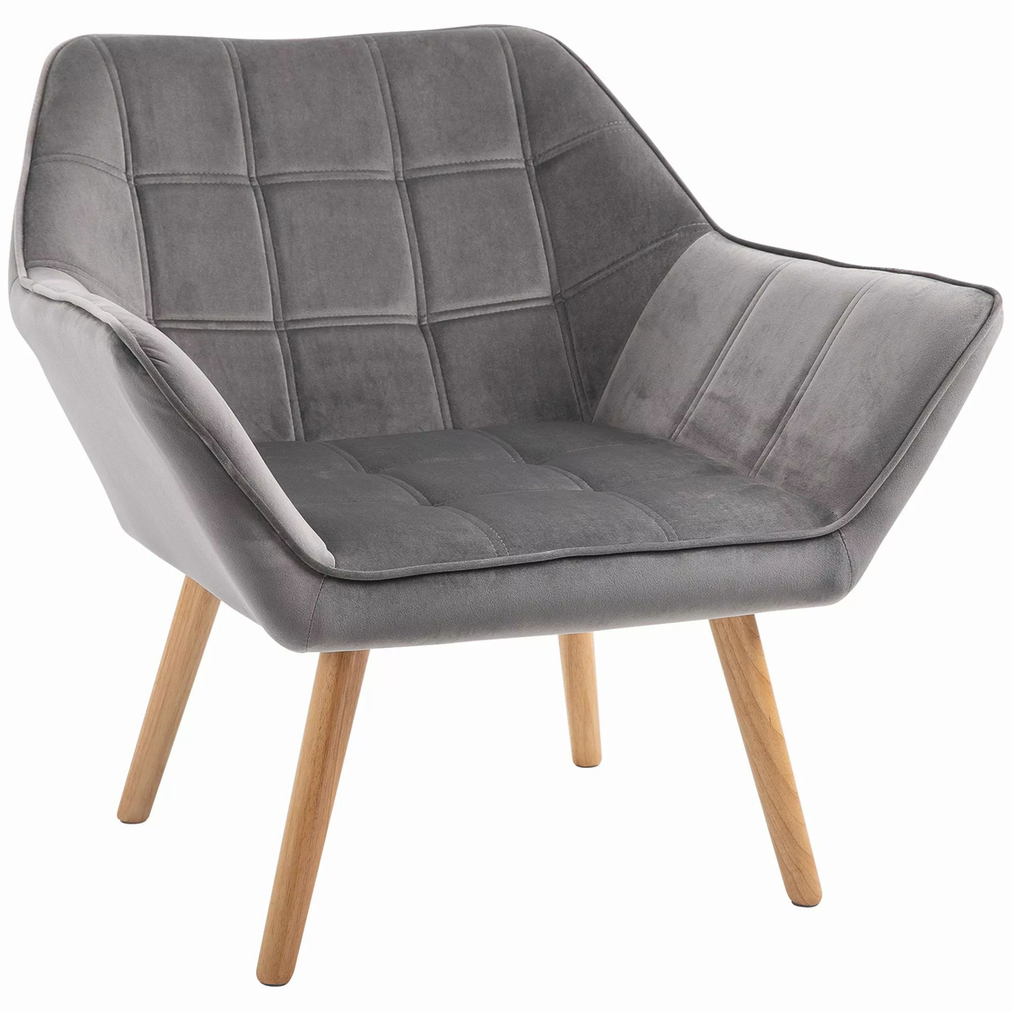 HOMCOM Relaxsessel Relaxstuhl Sessel in Samtoptik günstig online kaufen