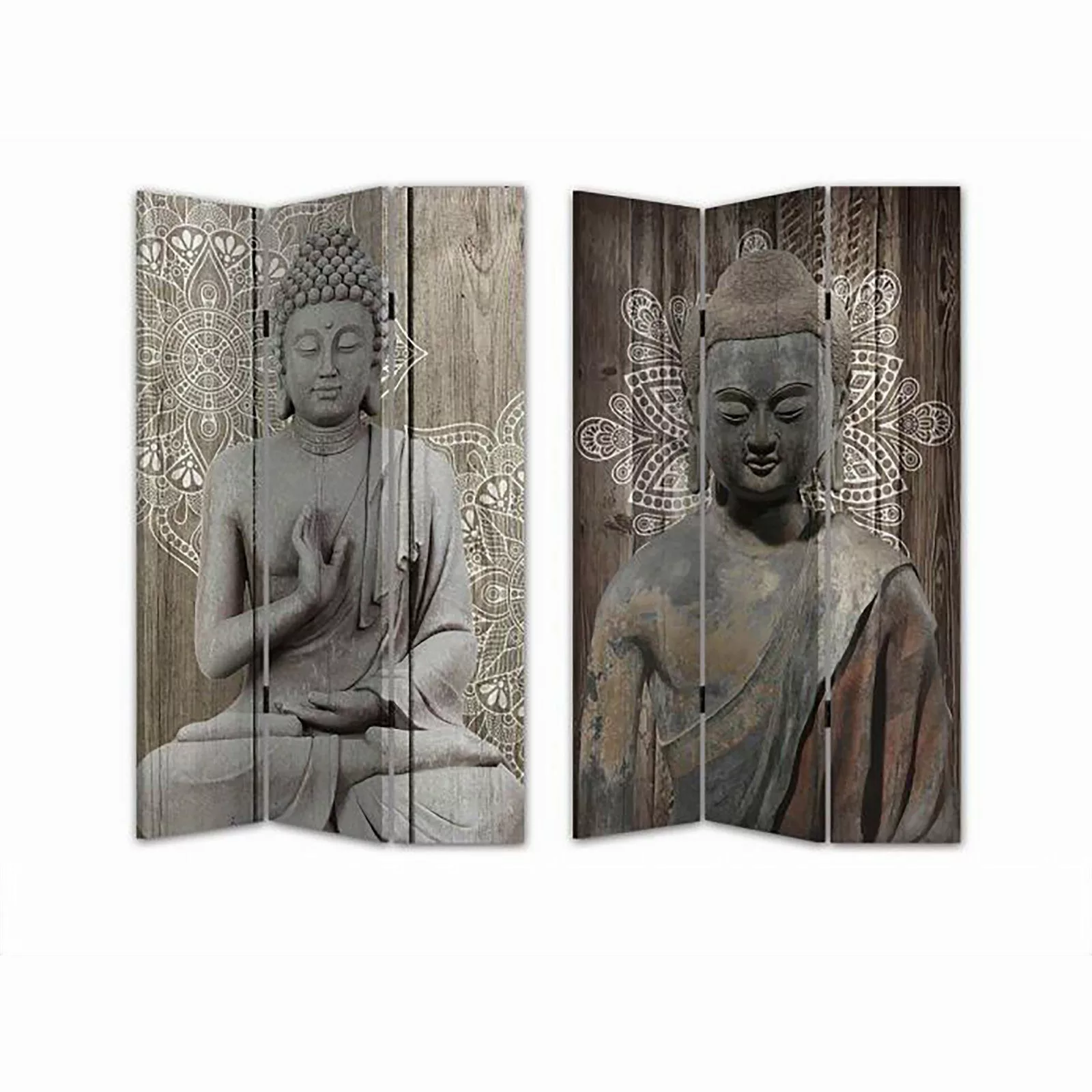 HTI-Line Paravent Paravent Buddha 3 (Stück, günstig online kaufen