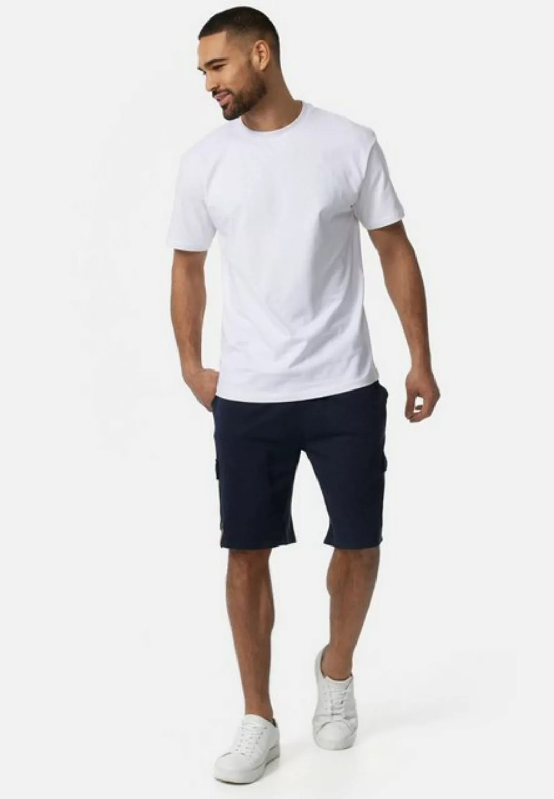 Indicode Sweatshorts White Rock günstig online kaufen