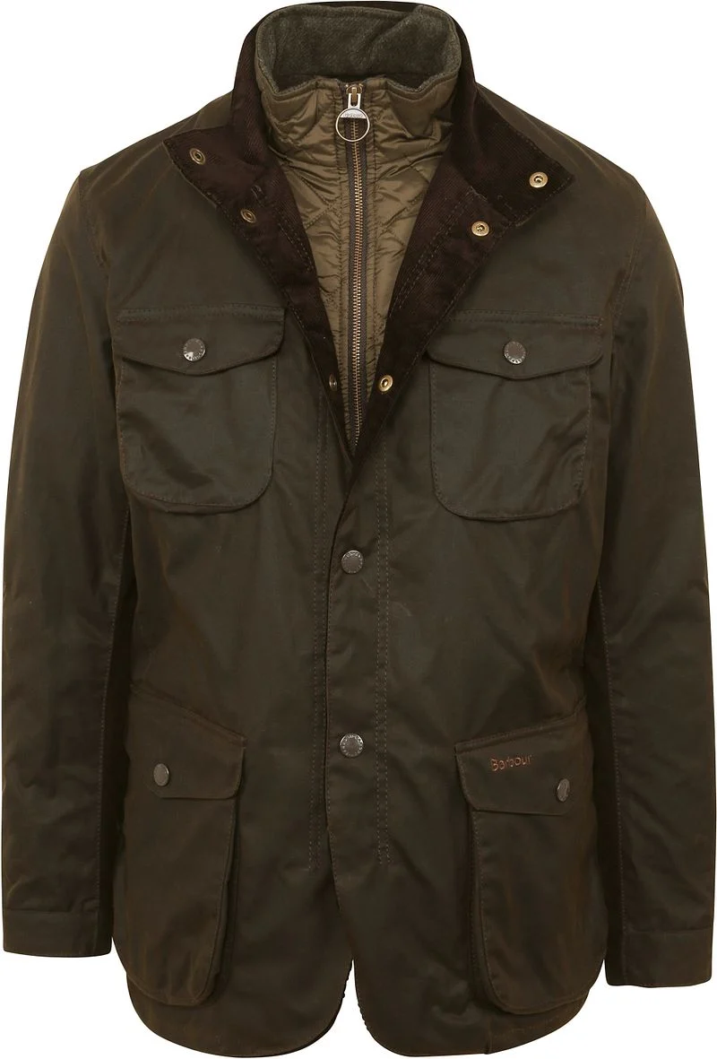 Barbour Wachsjacke Ogston Olive - Größe XXL günstig online kaufen