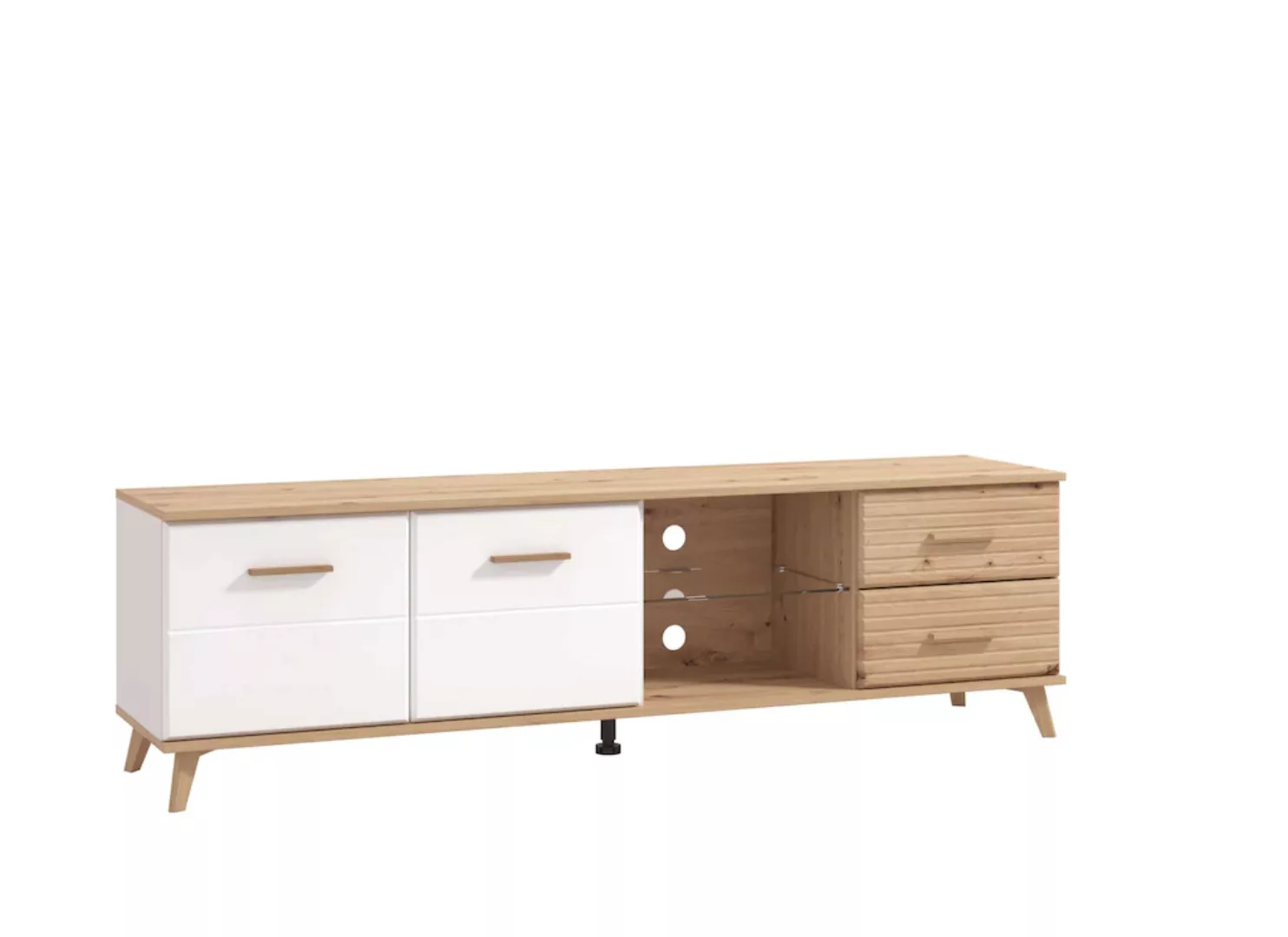 INOSIGN TV-Board "Ascona Lowboard, Breite 180 cm, TV-Schrank, TV-Ständer", günstig online kaufen