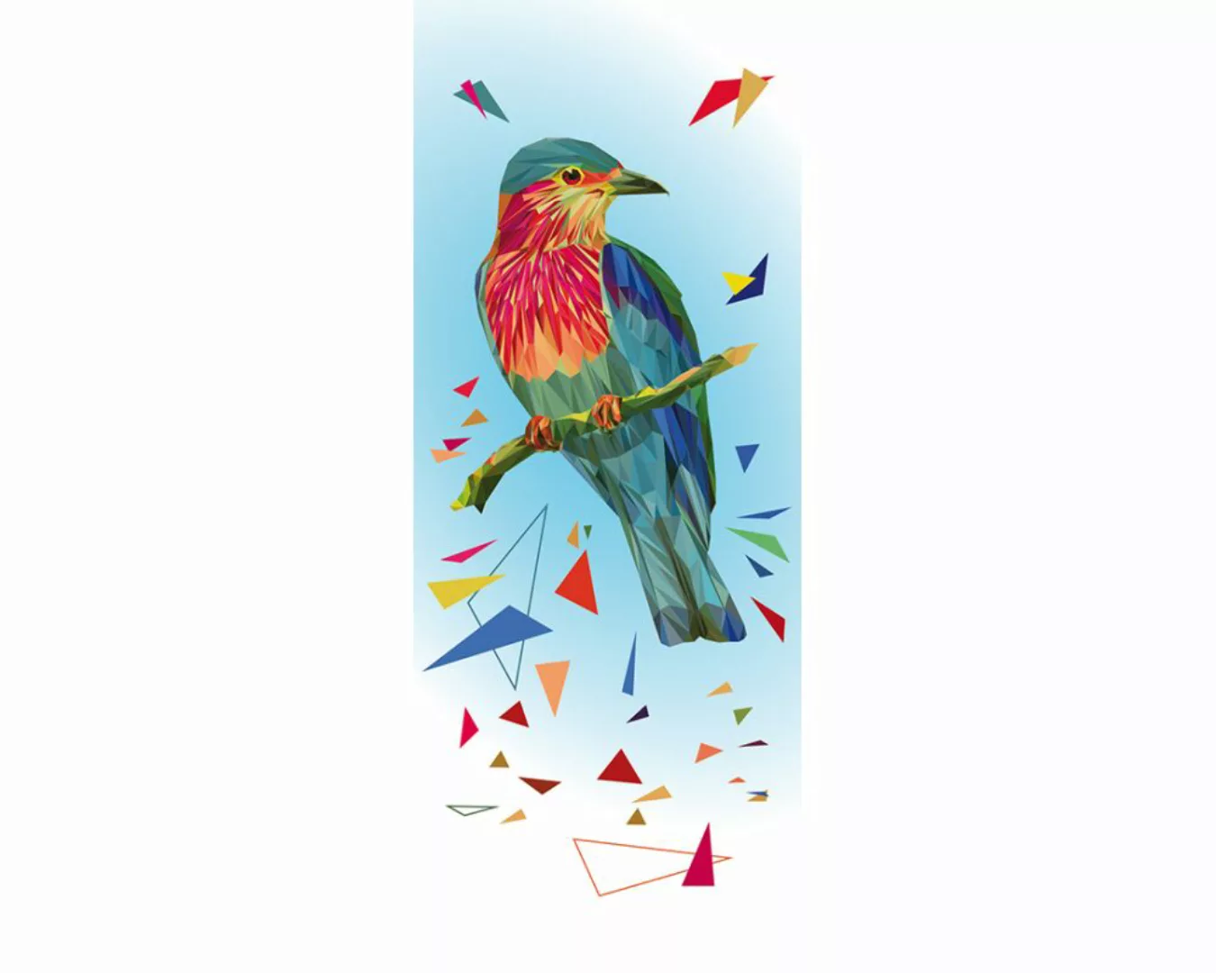 Dekopanel "Paradiesvogel3" 1,00x2,50 m / Glattvlies Brillant günstig online kaufen