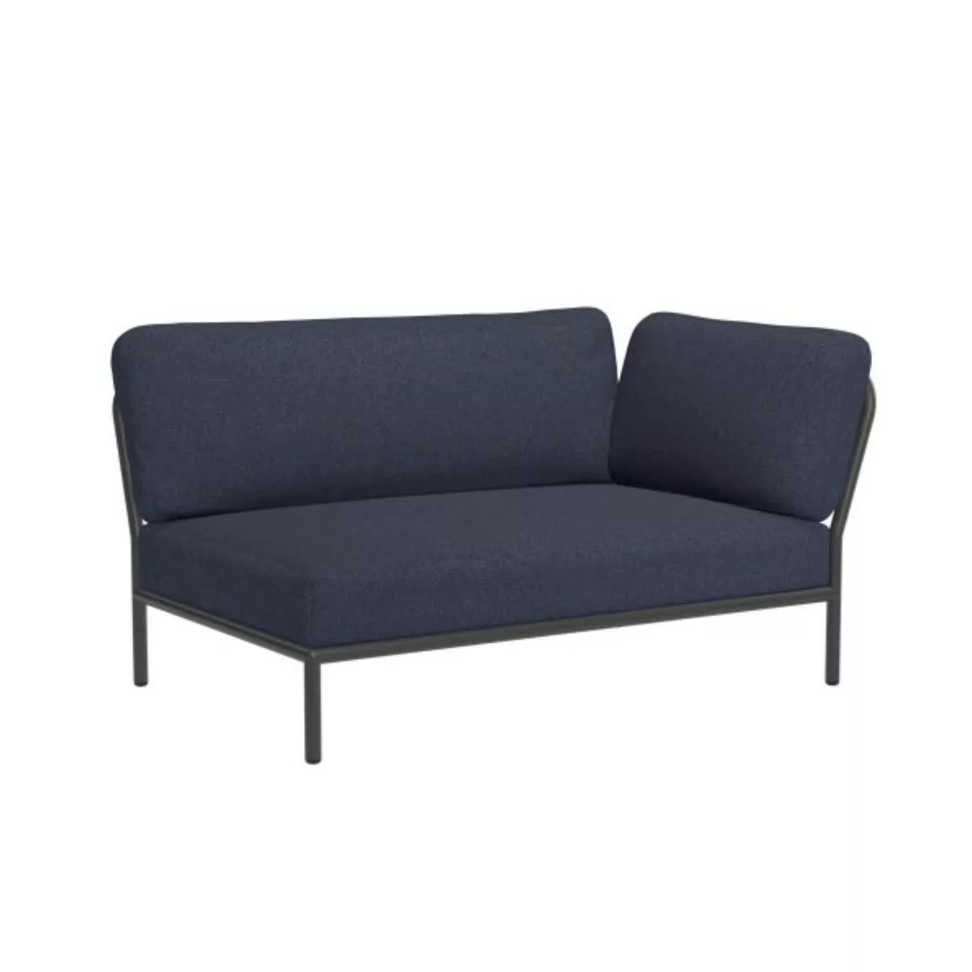 LEVEL Outdoor Sofa Lounge-Modul 2 Indigo Dunkelgrau Rechts günstig online kaufen