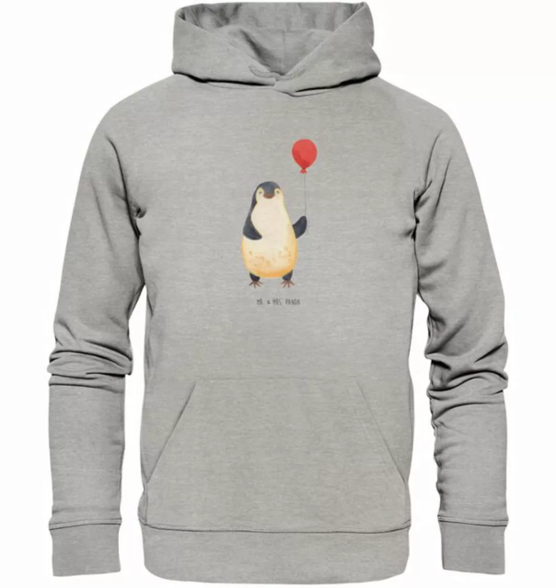 Mr. & Mrs. Panda Hoodie Pinguin Luftballon Größe XXL - Heather Grey - Gesch günstig online kaufen