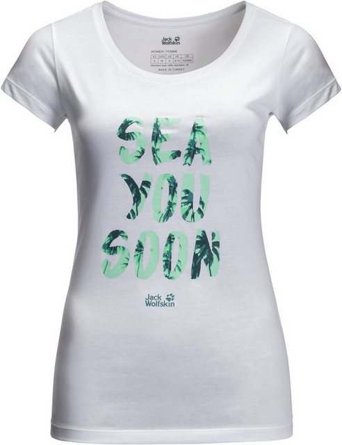 Jack Wolfskin T-Shirt SEA YOU SOON T W WHITE RUSH günstig online kaufen