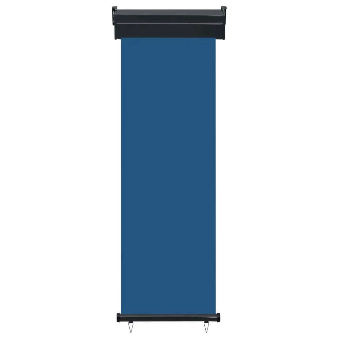 Balkon-seitenmarkise 60 × 250 Cm Blau günstig online kaufen