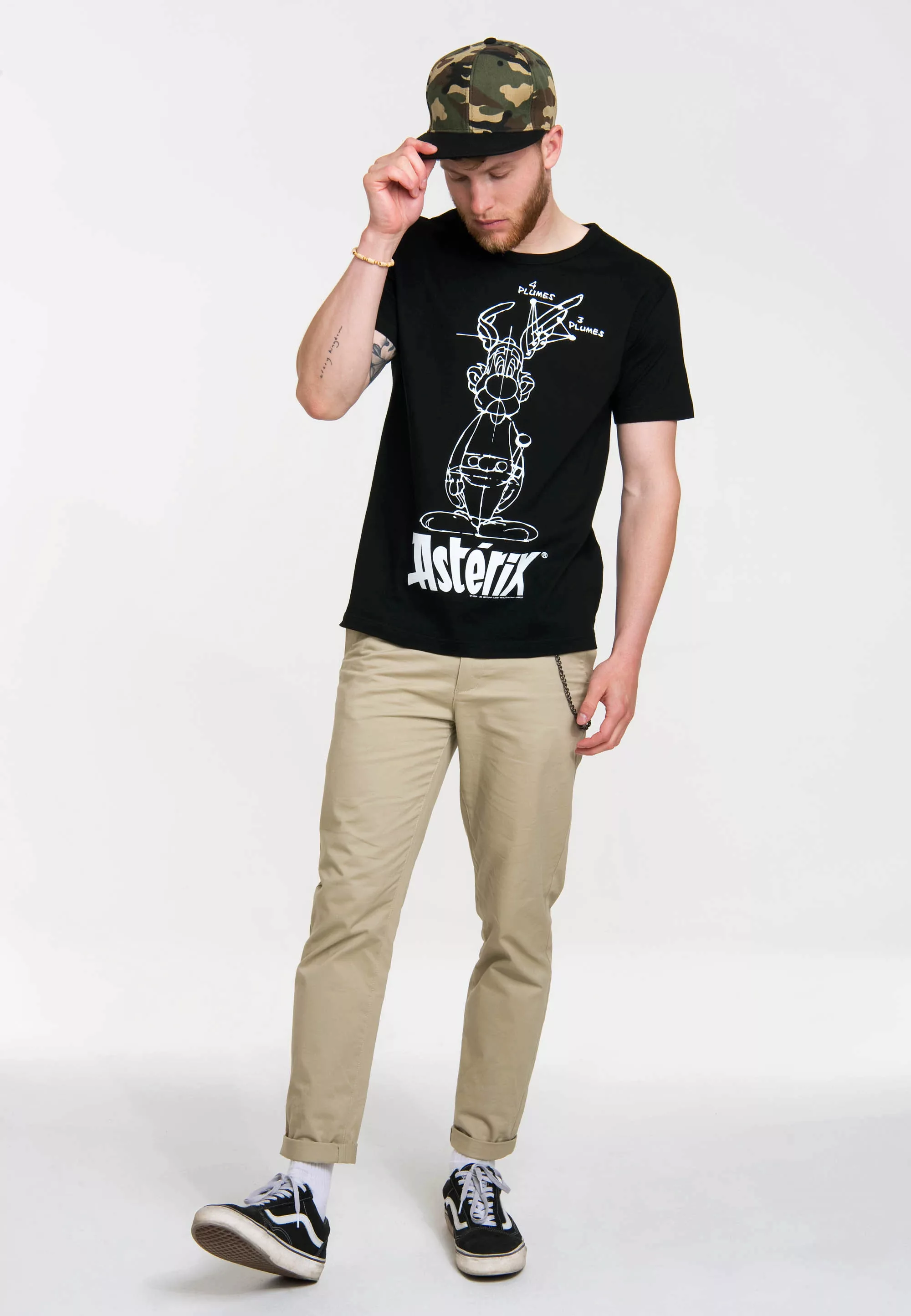 LOGOSHIRT T-Shirt "Asterix der Gallier", mit lizenzierten Originaldesign günstig online kaufen