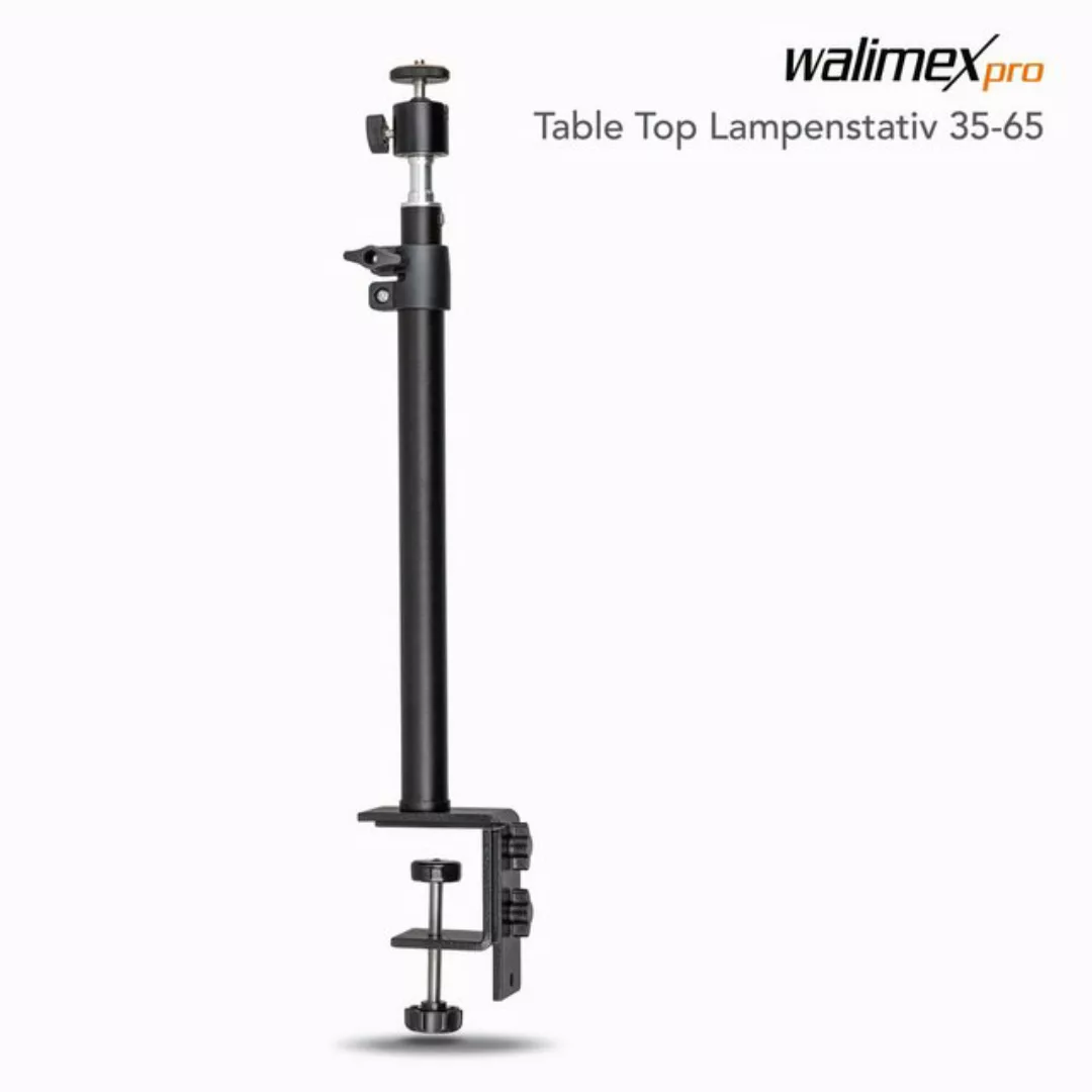 Walimex Pro Table Top Lampenstativ 35-65 Klemmstativ günstig online kaufen