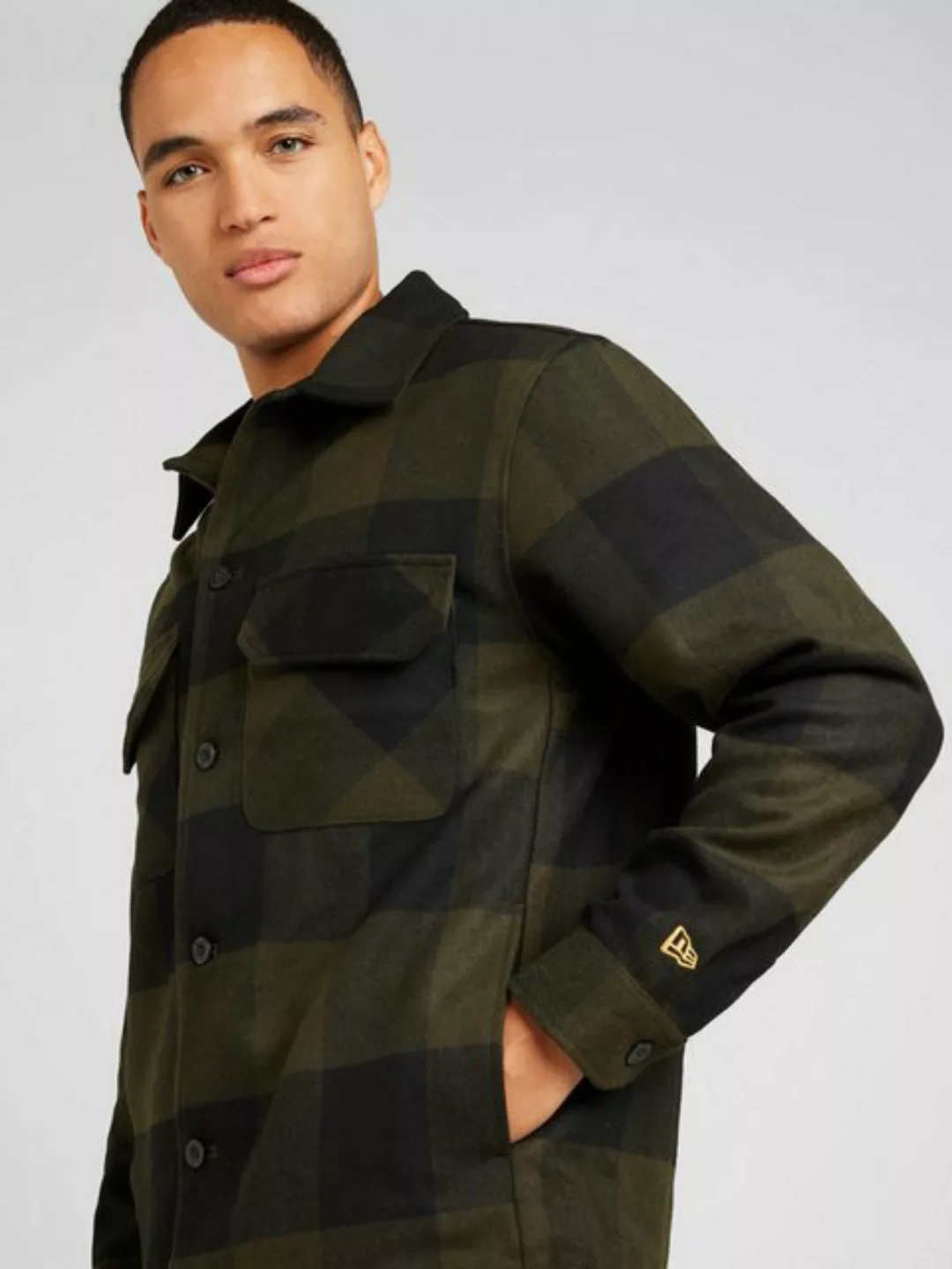 New Era Sweatjacke Ne Branded Plaid Trainingsjacke günstig online kaufen