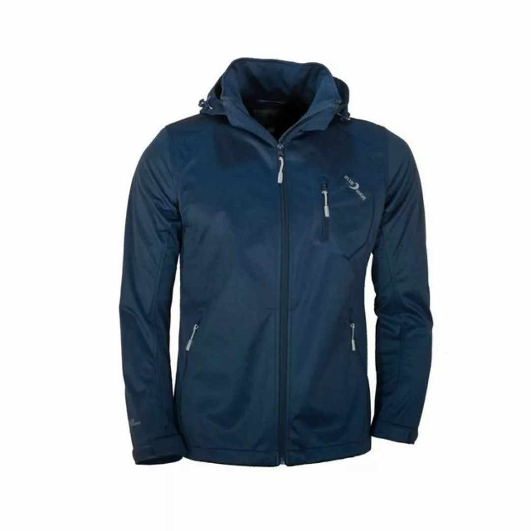 Blue Wave Softshelljacke Herren Jacke Holger - Mit Kinnschutz und verstellb günstig online kaufen