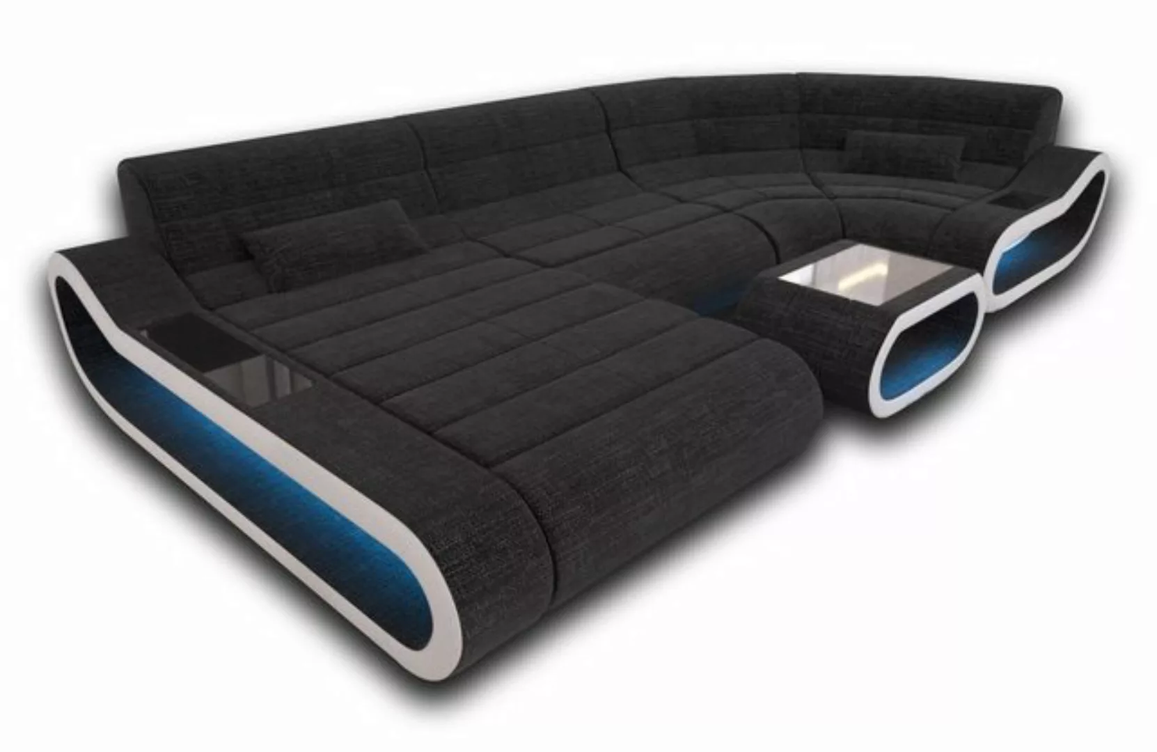 Sofa Dreams Wohnlandschaft Stoffsofa Couch Polstersofa Concept U Form Stoff günstig online kaufen