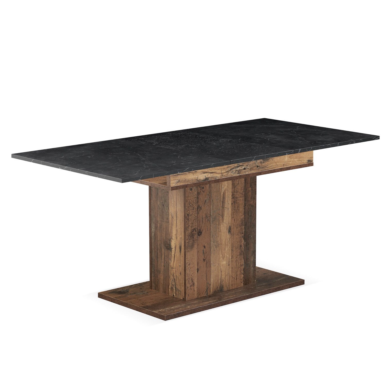B&D home Säulen-Esstisch BOSCO, ausziehbar, 120-160cm, günstig online kaufen