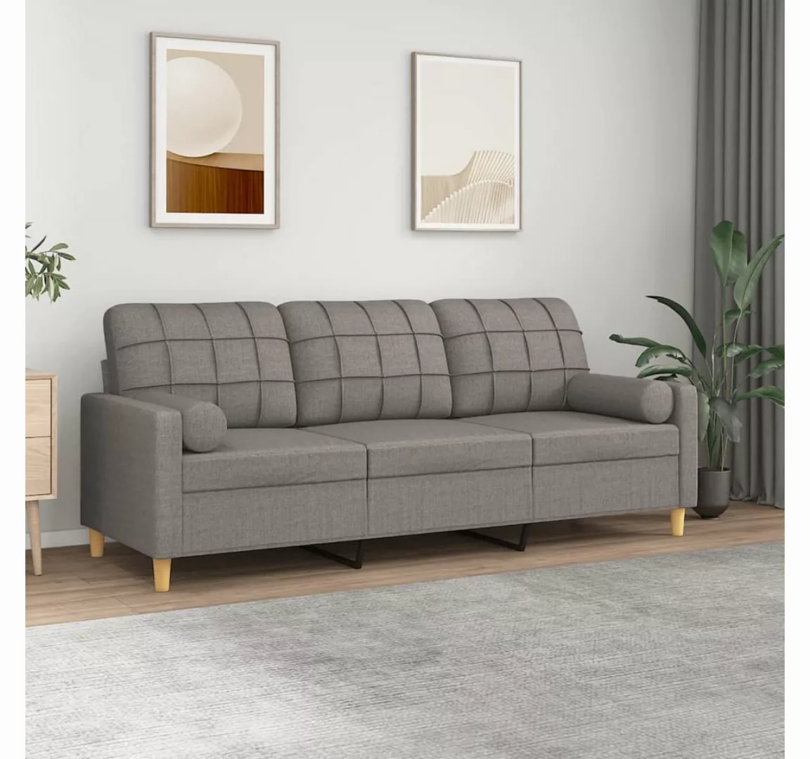 vidaXL Sofa Sofa 2-Sitzer Sofa Stoff mit Zierkissen, 180 cm günstig online kaufen