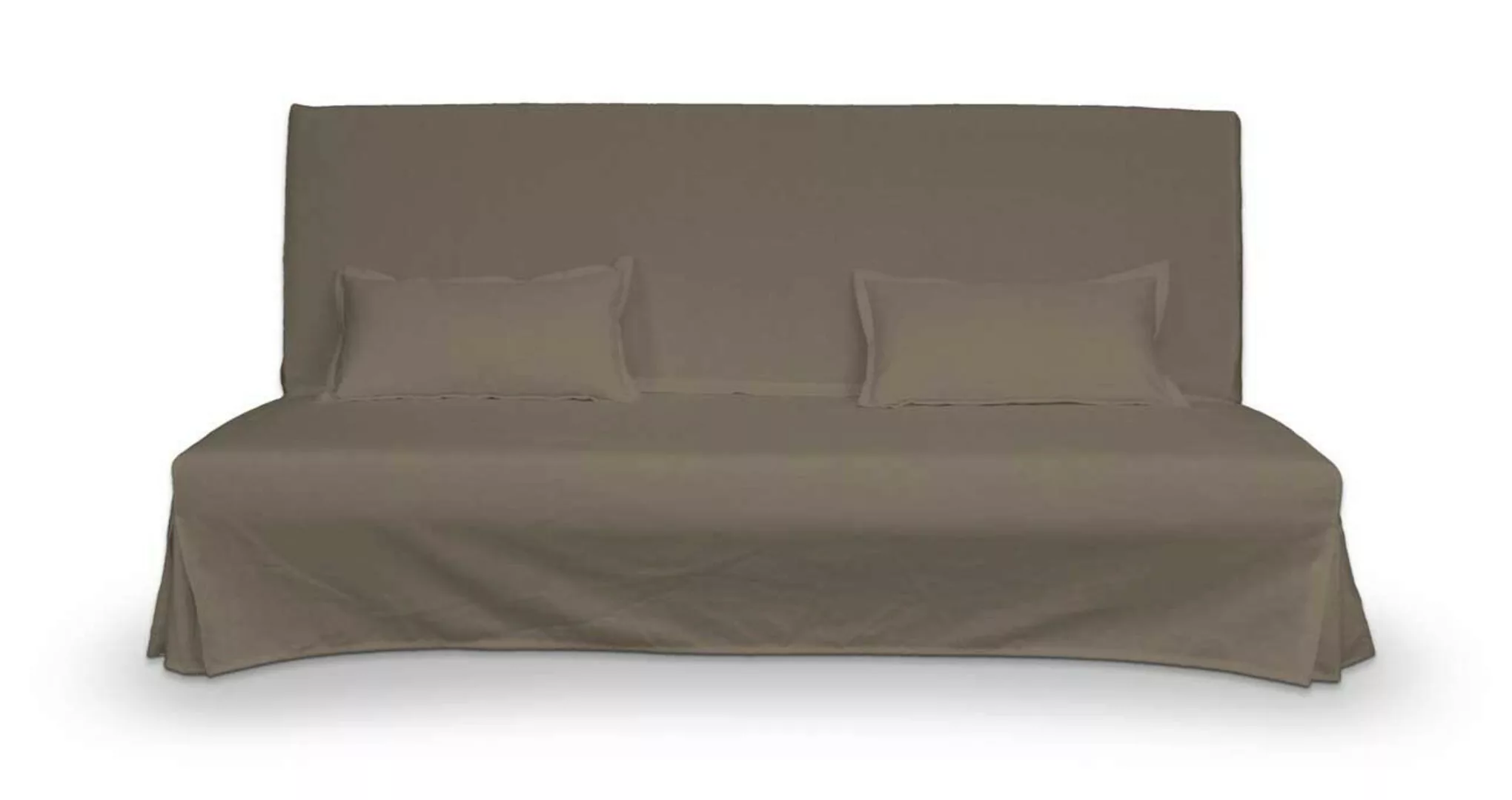 Bezug für Beddinge Sofa, lang mit zwei Kissenhüllen, mokka, Bezug für Beddi günstig online kaufen