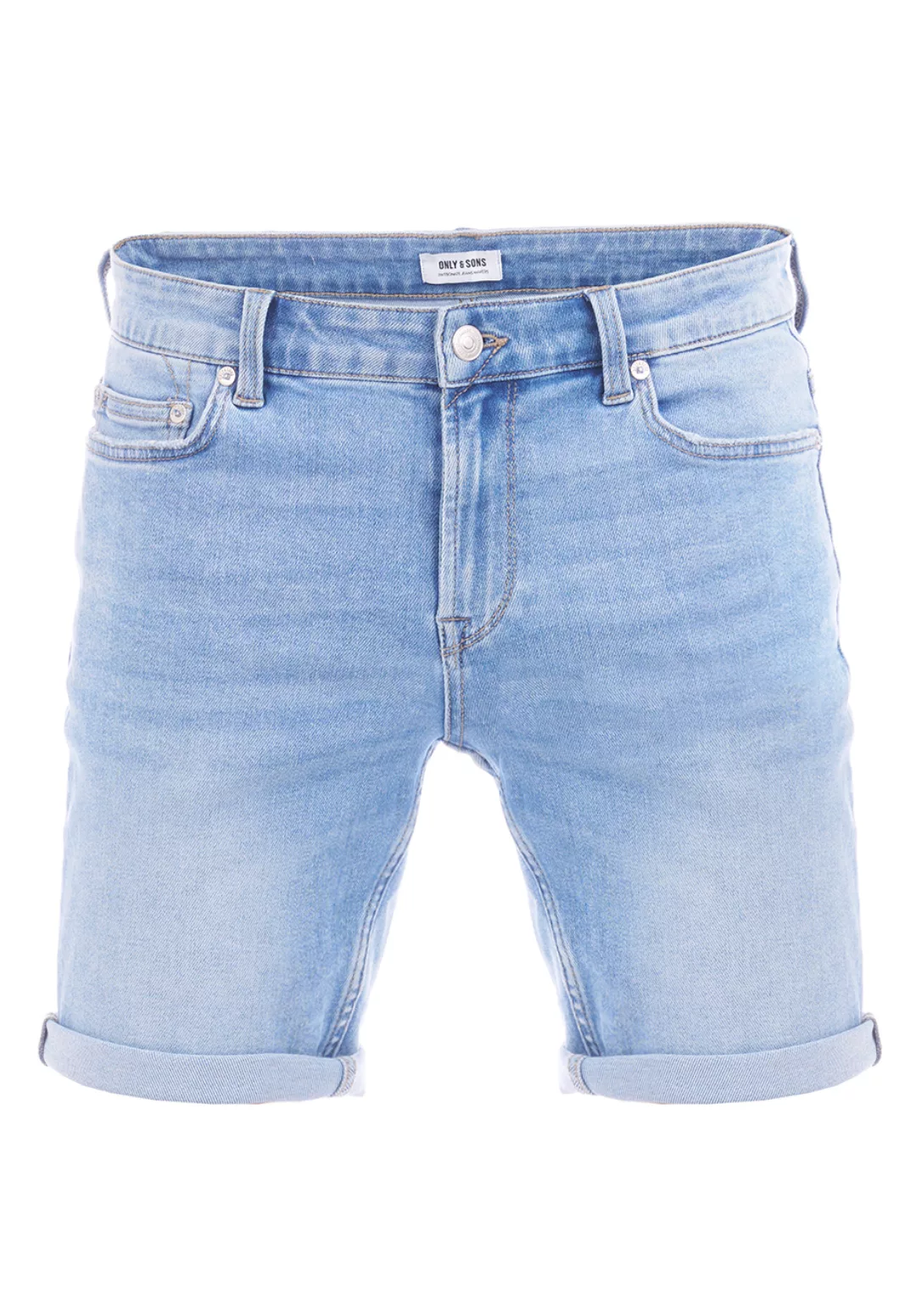 Only & Sons Jeans Shorts Herren ONSPLY Regular Fit 2er Pack günstig online kaufen