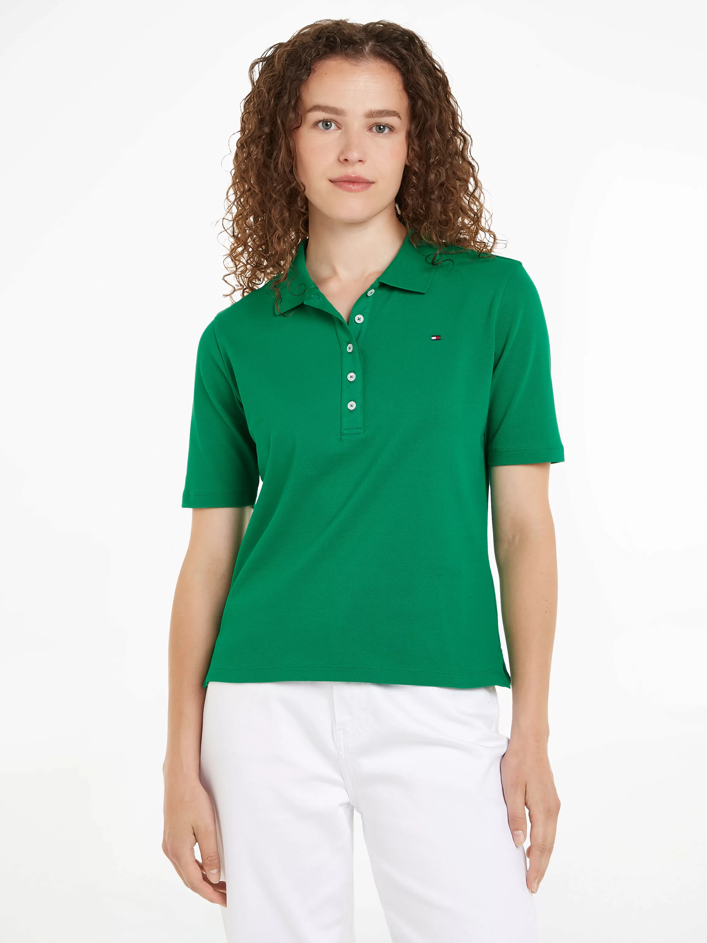 Tommy Hilfiger Poloshirt mit Logostickerei günstig online kaufen