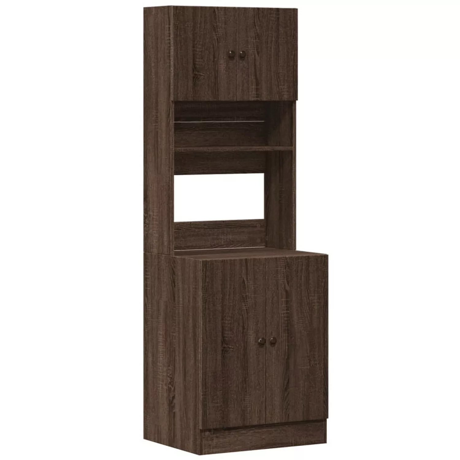 vidaXL Küchenschrank Braun Eichen-Optik 60x50x180 cm Holzwerkstoff günstig online kaufen