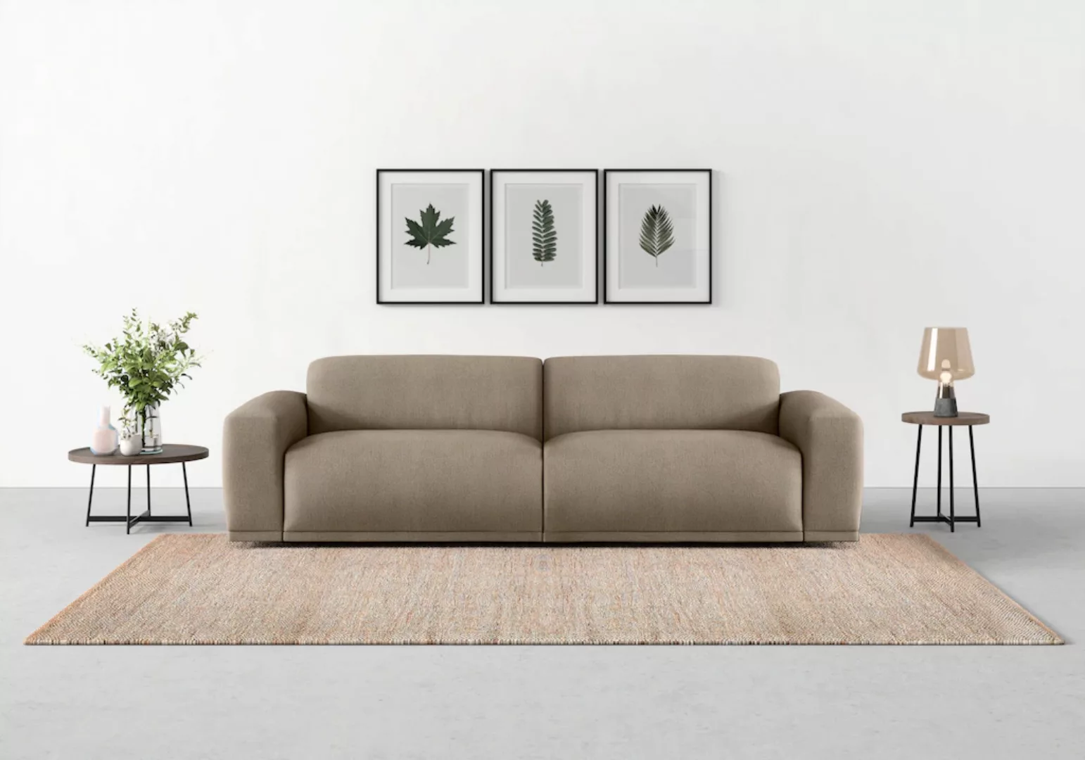 TRENDMANUFAKTUR Big-Sofa "Braga, mit hochwertigem Kaltschaum, Megasofa, in günstig online kaufen