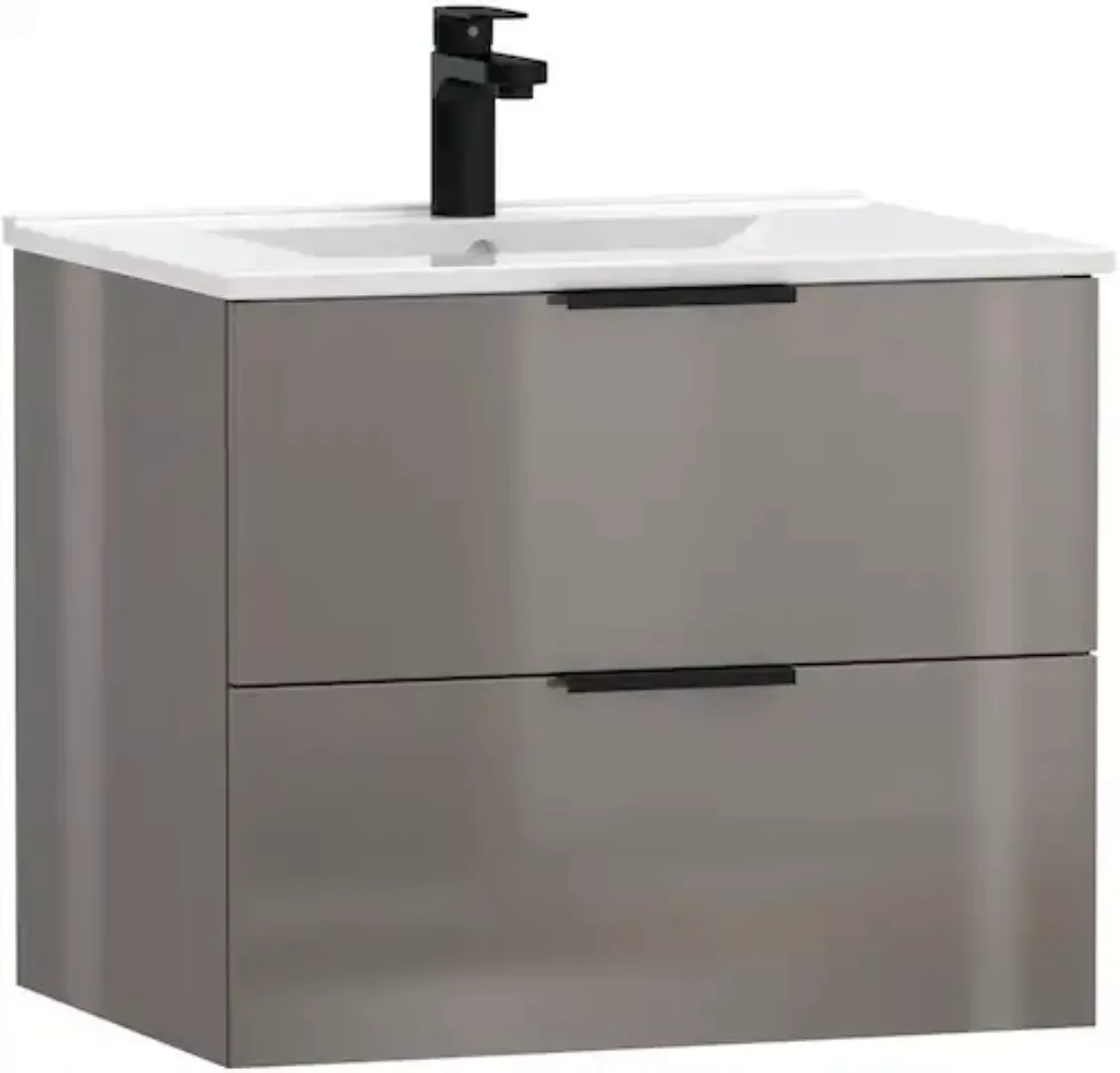 welltime Waschtisch "Athen Badezimmerschrank mit Softclose Funktion WC Bad" günstig online kaufen