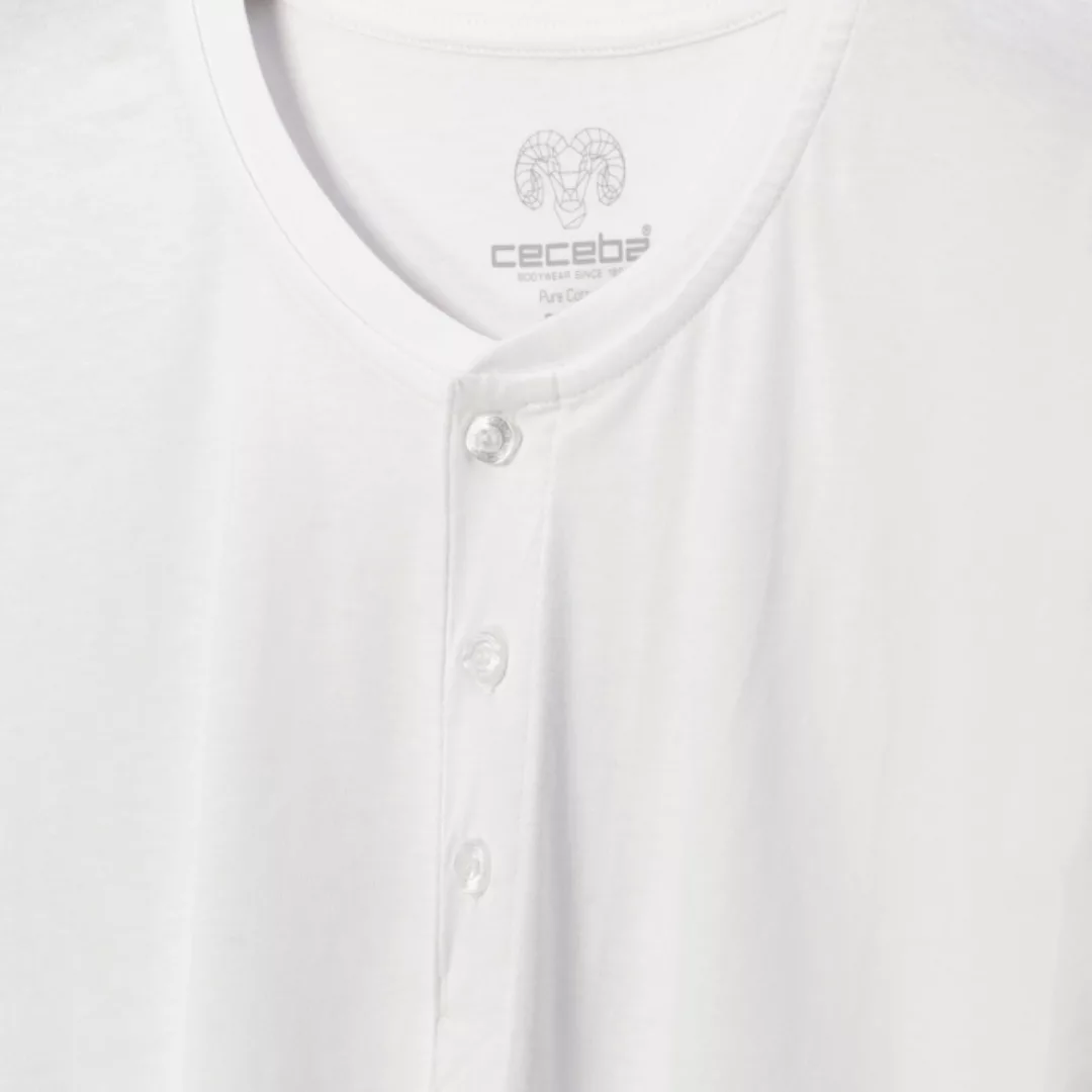 Ceceba Homewear Shirt mit Serafinokragen günstig online kaufen